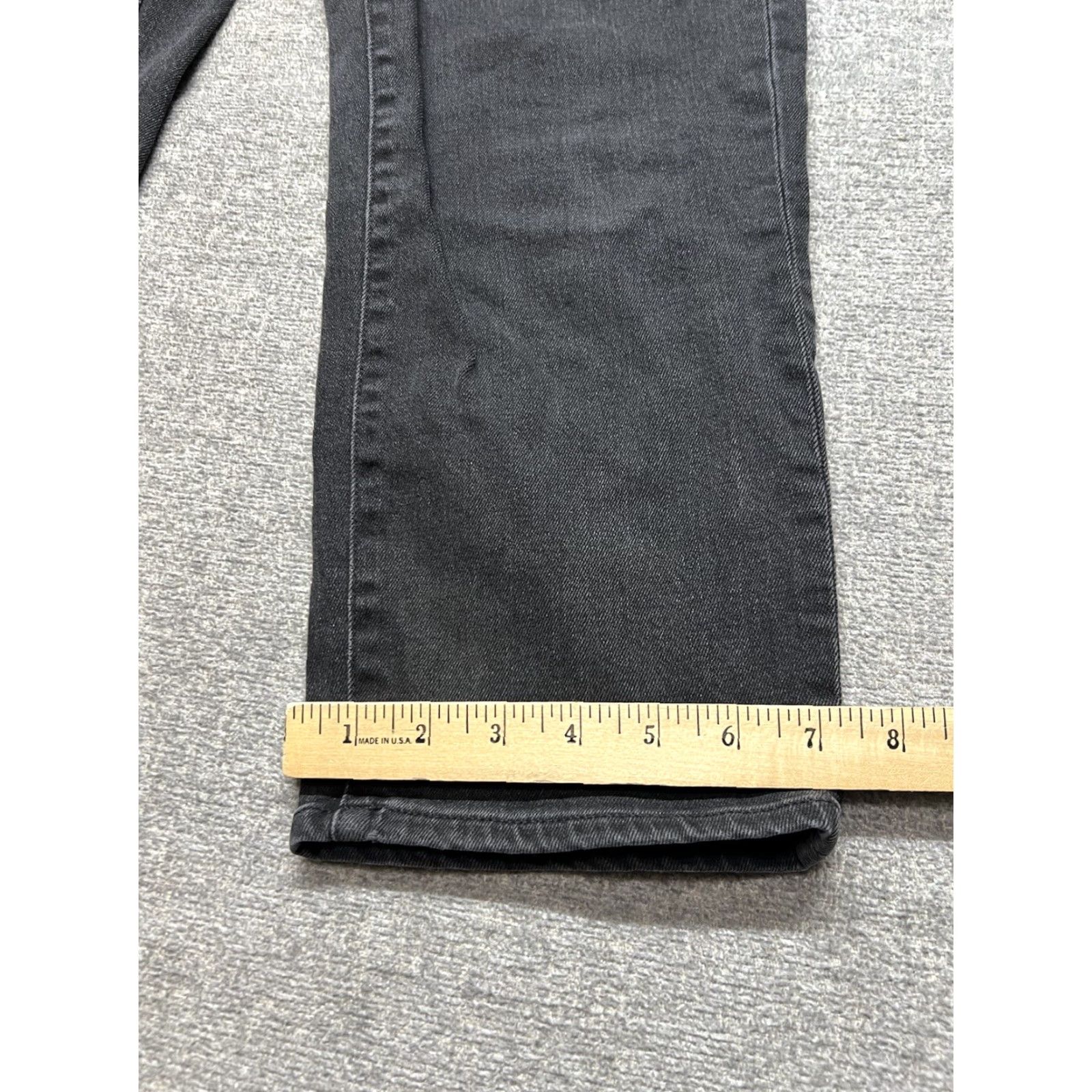 Madewell Madewell Jeans Black Women’s 30 High Rise 32x26 Classic Straight Inseam 26 Wide-Leg N M 234 NM234 Size 30" / US 8 / IT 44 - 3 Thumbnail