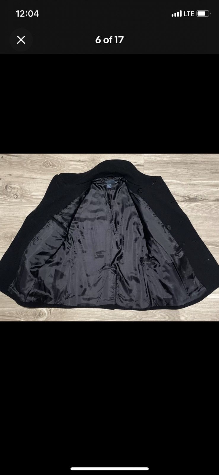 Ralph Lauren × Vintage Polo Ralph Lauren Double Breasted Overcoat Jacket navy Size US XL / EU 56 / 4 - 6 Thumbnail