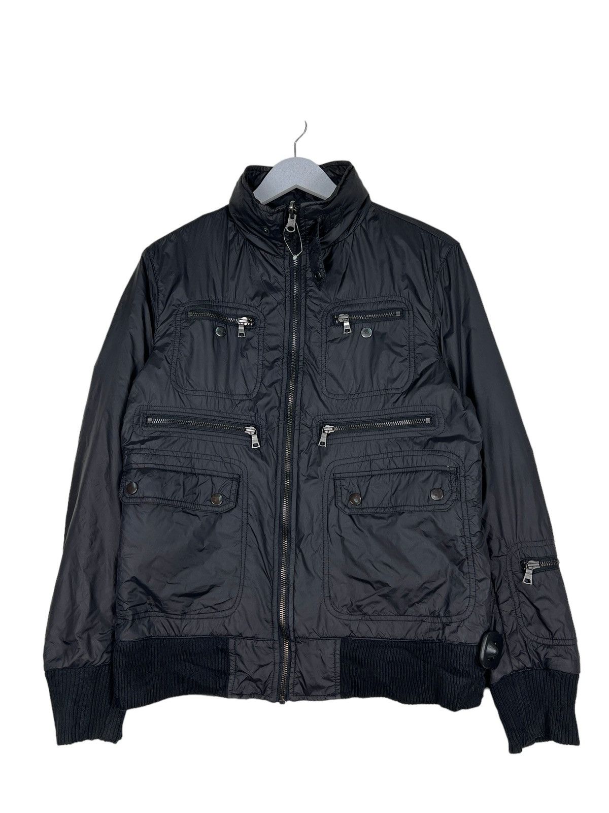 Edifice Japan 🔥 EDIFICE ZIPPER MULTI POCKET SURVIVAL BOMBER JACKET Size US M / EU 48-50 / 2 - 2 Thumbnail