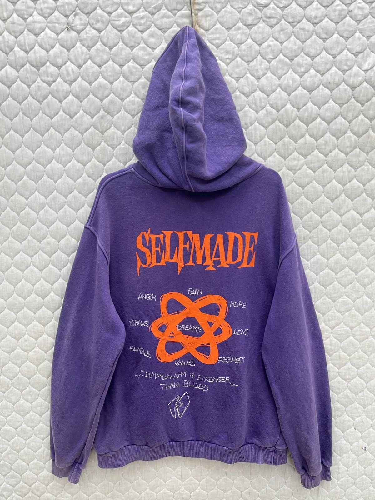 Vintage 🔥🔥🔥STEALS SELF MADE DISTRESSED HOODIE Size US M / EU 48-50 / 2 - 1 Thumbnail