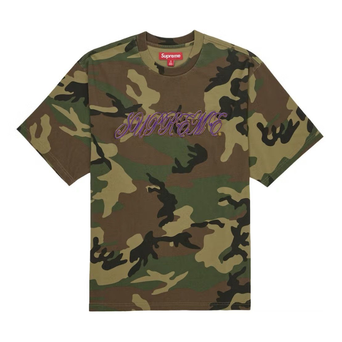Supreme Supreme Raised Script S/S Top Size US XL / EU 56 / 4 - 1 Thumbnail