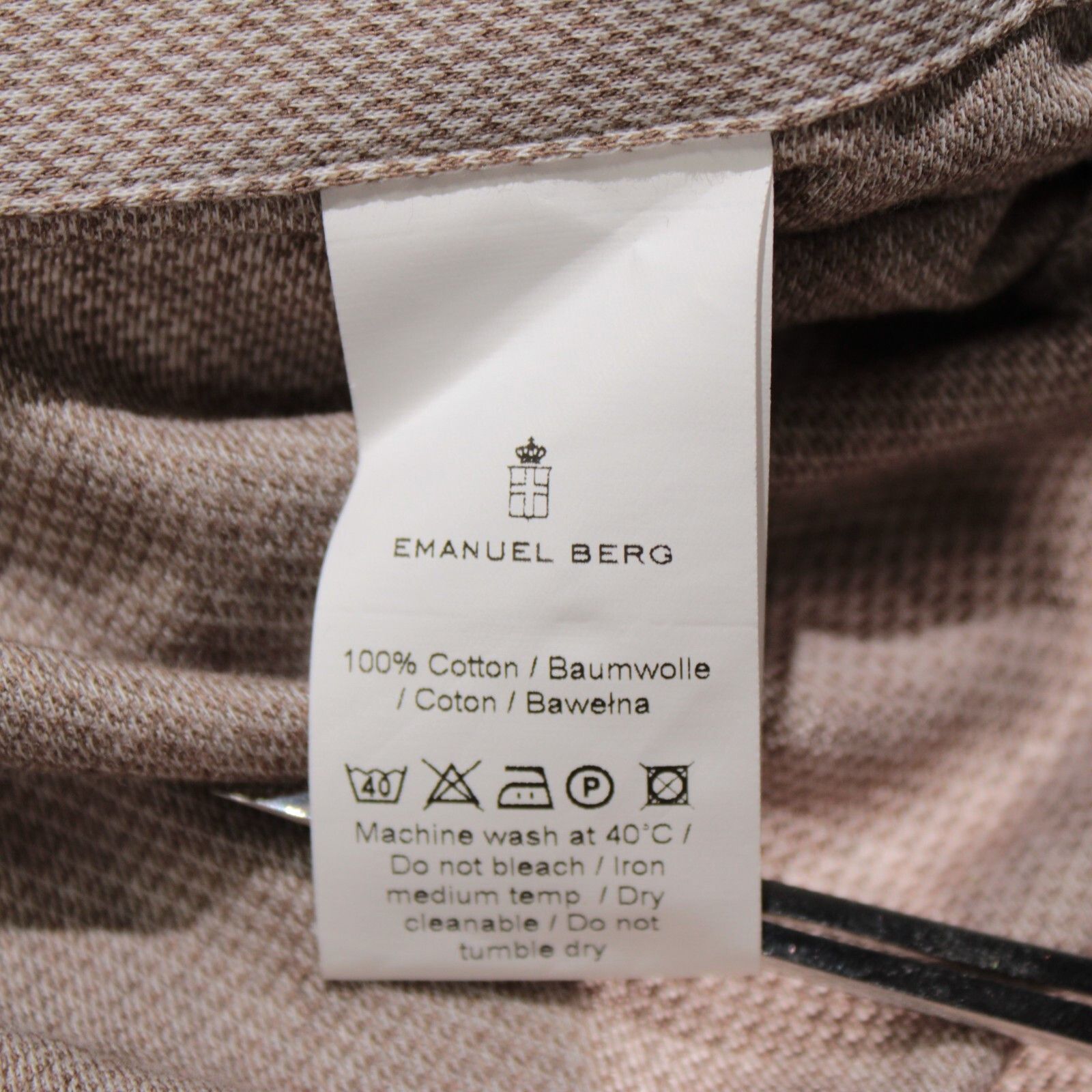 Other Emanuel Berg New with tags Shirt Size L US In Brown Size US L / EU 52-54 / 3 - 9 Thumbnail