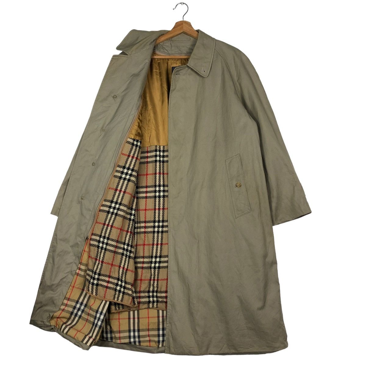 Burberry × Vintage 🔥VINTAGE BURBERRYS TRENCH COATS LONG JACKET NOVA CHECK Size US L / EU 52-54 / 3 - 1 Thumbnail