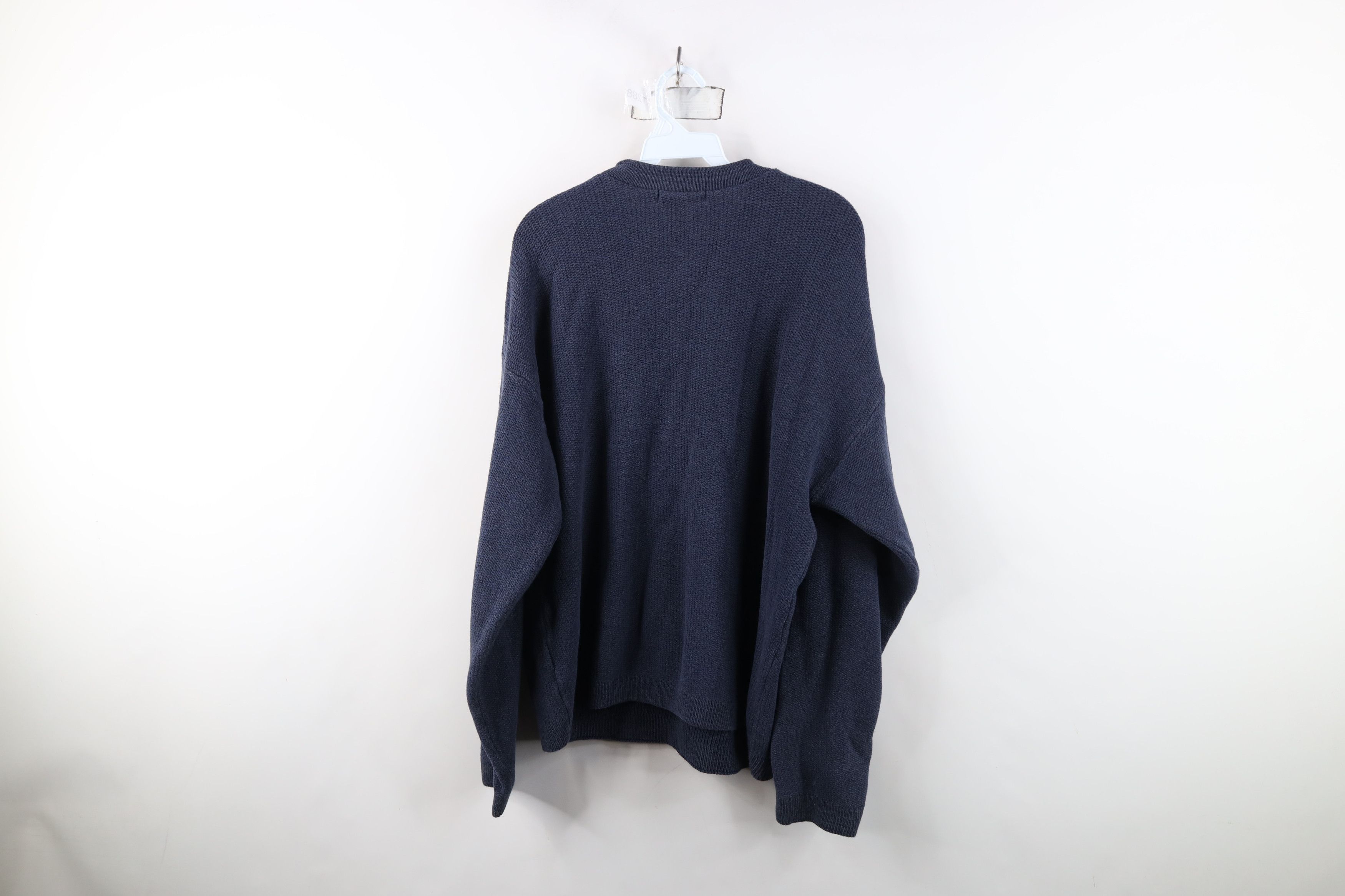 Vintage Vintage 90s Streetwear Tight Weave Knit Henley Sweater USA Size US L / EU 52-54 / 3 - 10 Thumbnail