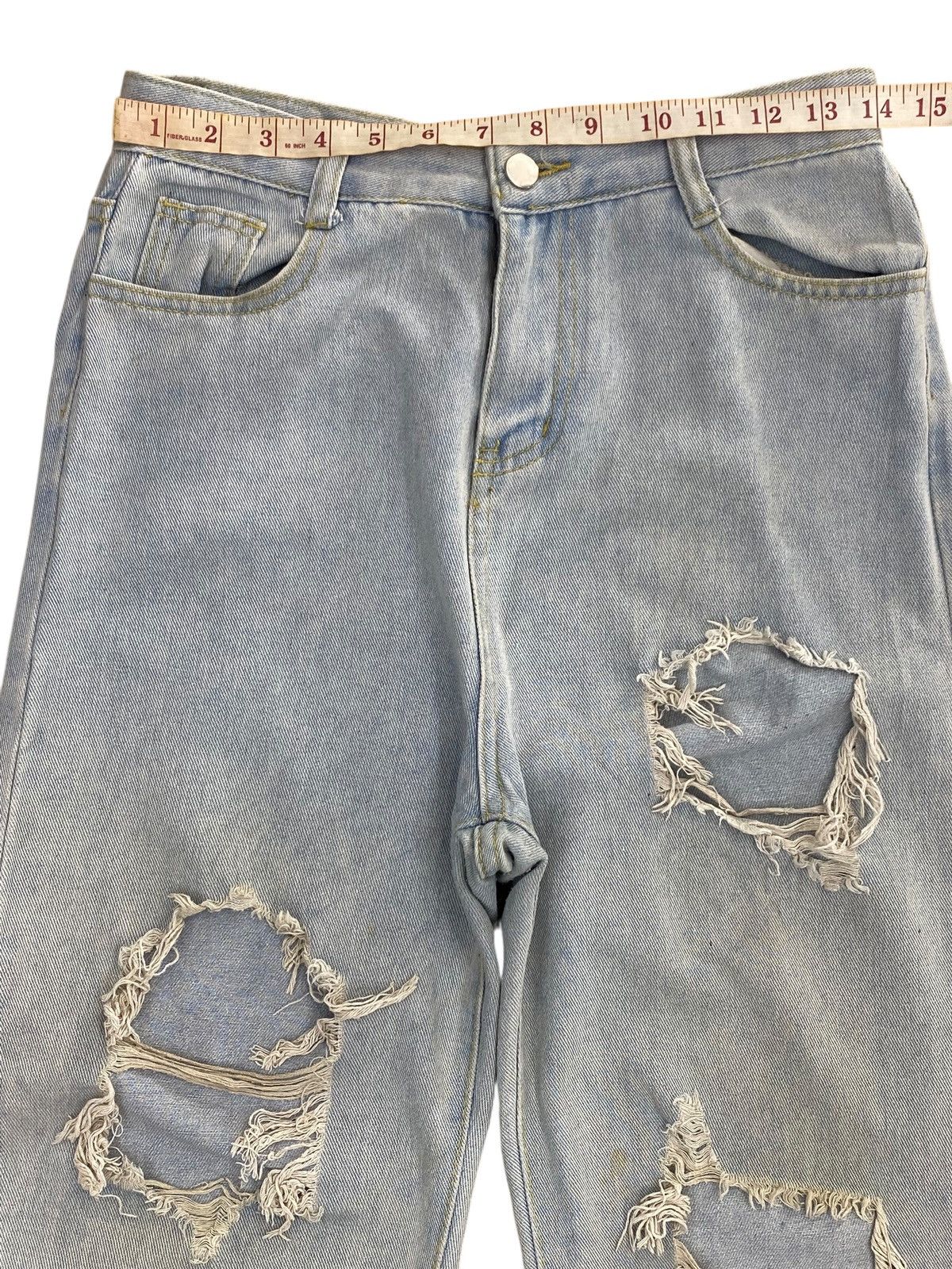 Japanese Brand Japanese Brand Distressed Style Light Jeans Size US 28 / EU 44 - 11 Thumbnail