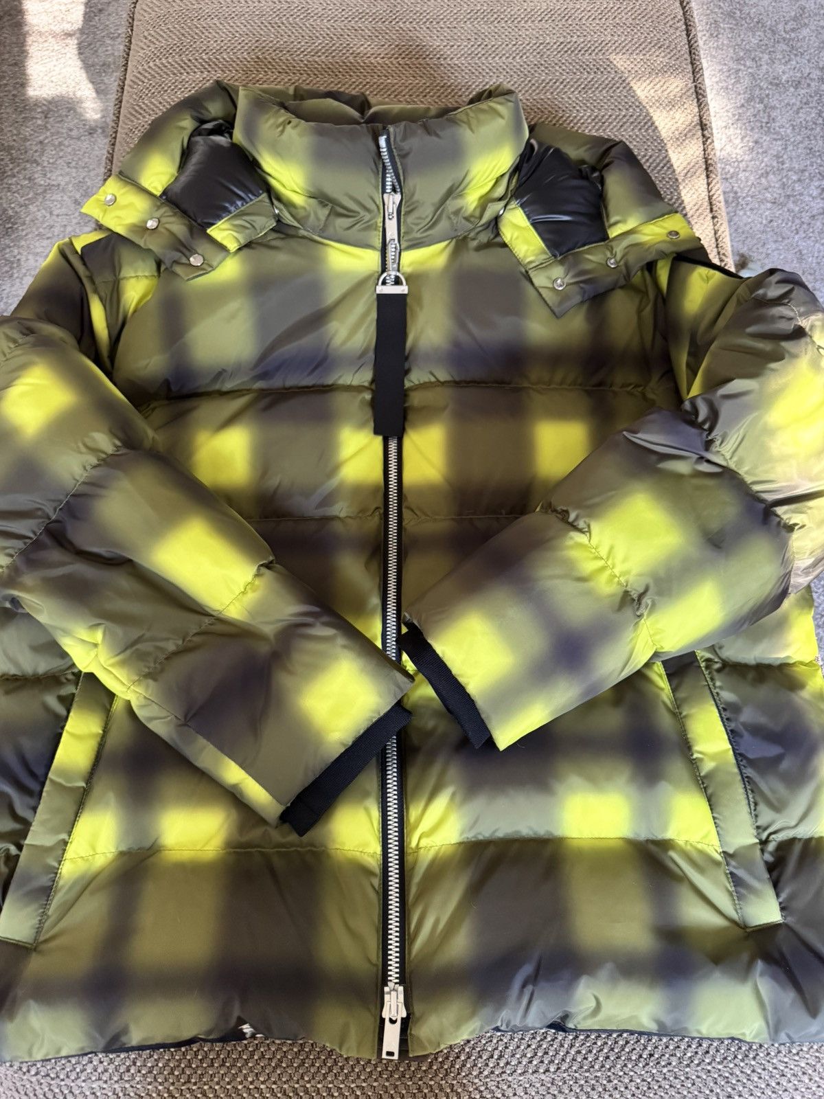 Moose Knuckles Moose Knuckles Oar River Coat Green Plaid Sz XL Size US XL / EU 56 / 4 - 2 Thumbnail