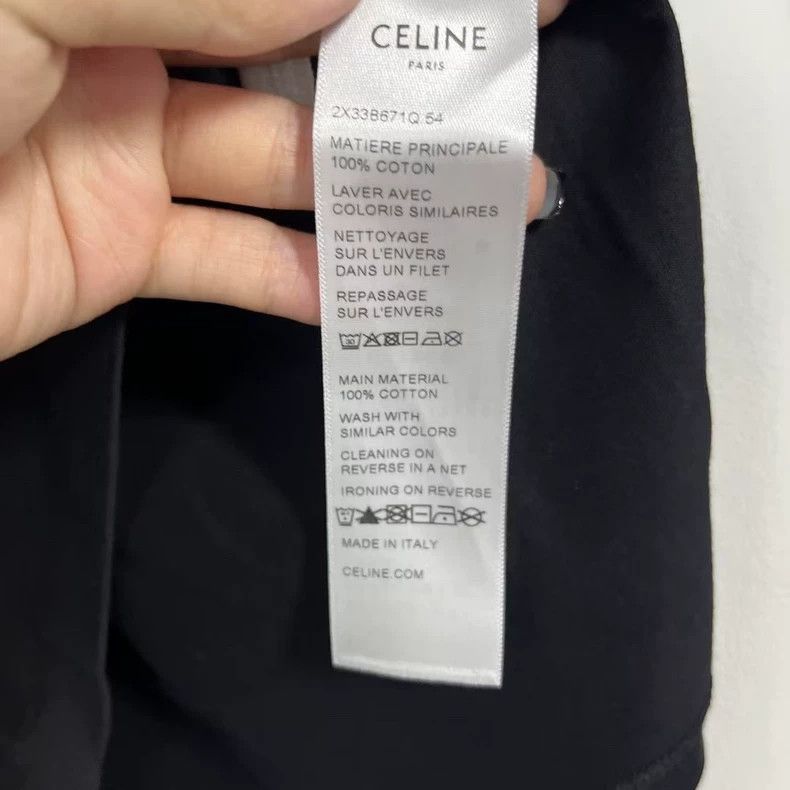 Celine Celine Black Logo Print Crop Tank Top Size M / US 6-8 / IT 42-44 - 5 Thumbnail