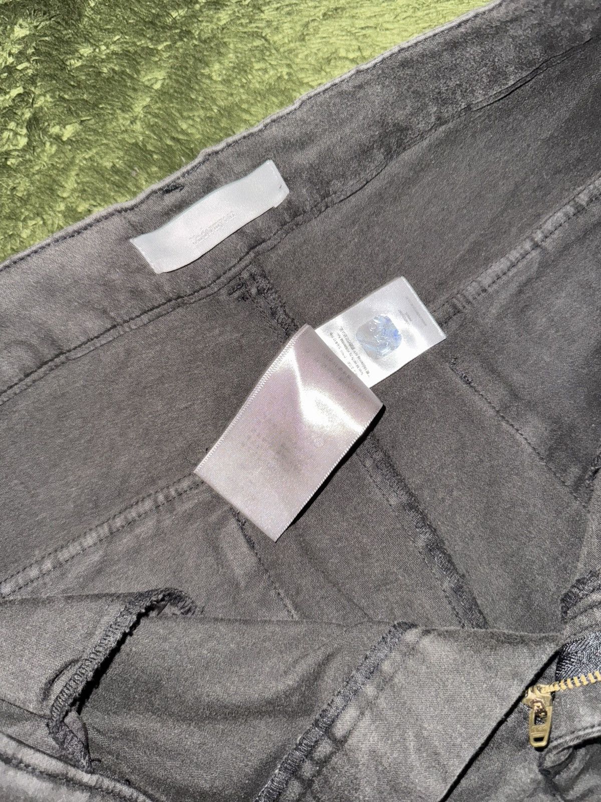 Japanese Brand [2] UNDERMYCAR Vintage Wash Pocket Detail Cargo Pants Olive Size US 32 / EU 48 - 4 Thumbnail