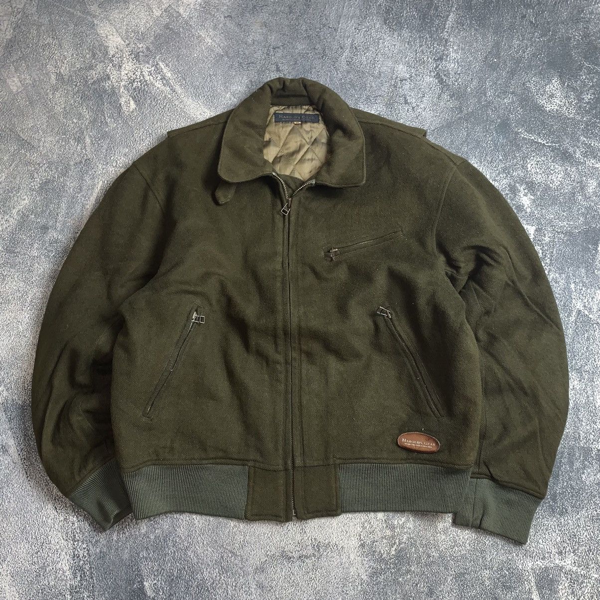 Designer × Japanese Brand × Vintage Harold’s Gear Biker Wool Jacket Size US M / EU 48-50 / 2 - 1 Thumbnail