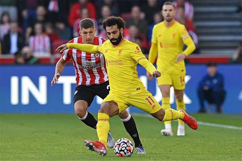 Nike × Vintage LIVERPOOL NIKE 2021/2022 FOOTBALL THIRD JERSEY #11 SALAH Size US M / EU 48-50 / 2 - 13 Thumbnail