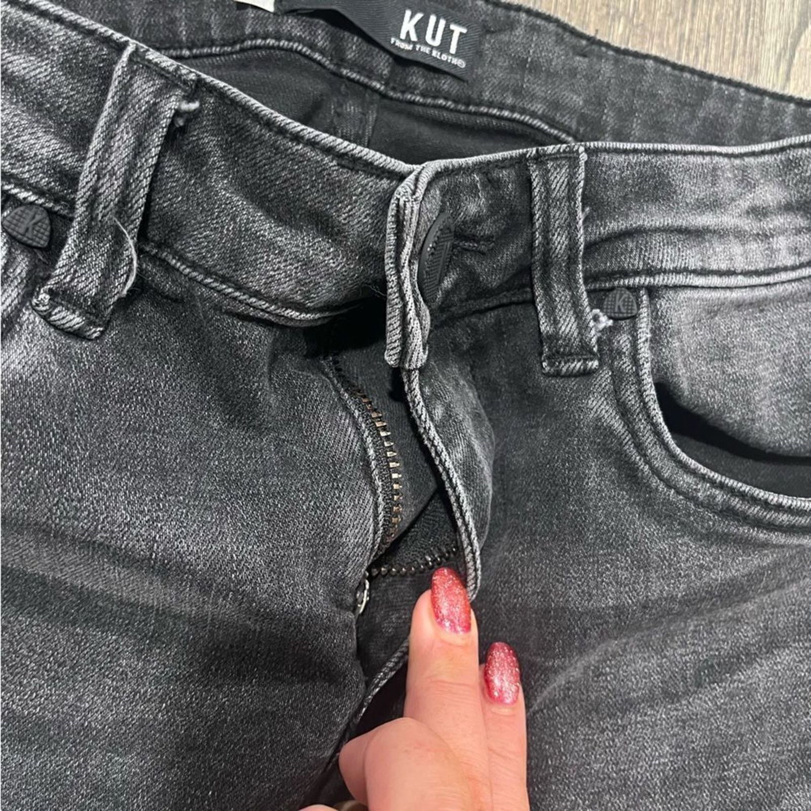 Vintage Kut from the Kloth Connie Ankle Skinny Denim Jeans Size 0 Size 25" / US 0 / IT 36 - 7 Thumbnail
