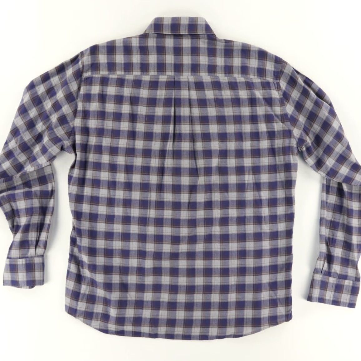 Peter Millar Peter Millar Shirt Autumn Soft Surrey Plaid Button Up Gray Men's L Long Sleeve Size US L / EU 52-54 / 3 - 4 Thumbnail