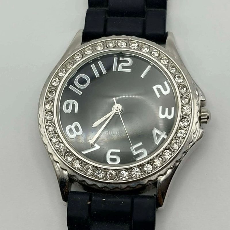 Other Black Crystal Men's Watch Size ONE SIZE - 2 Thumbnail