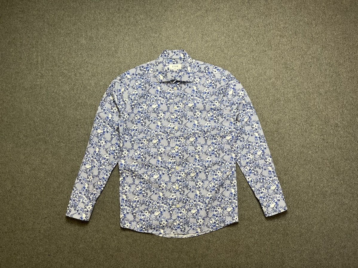 Eton Eton flower shirt Size US M / EU 48-50 / 2 - 1 Thumbnail