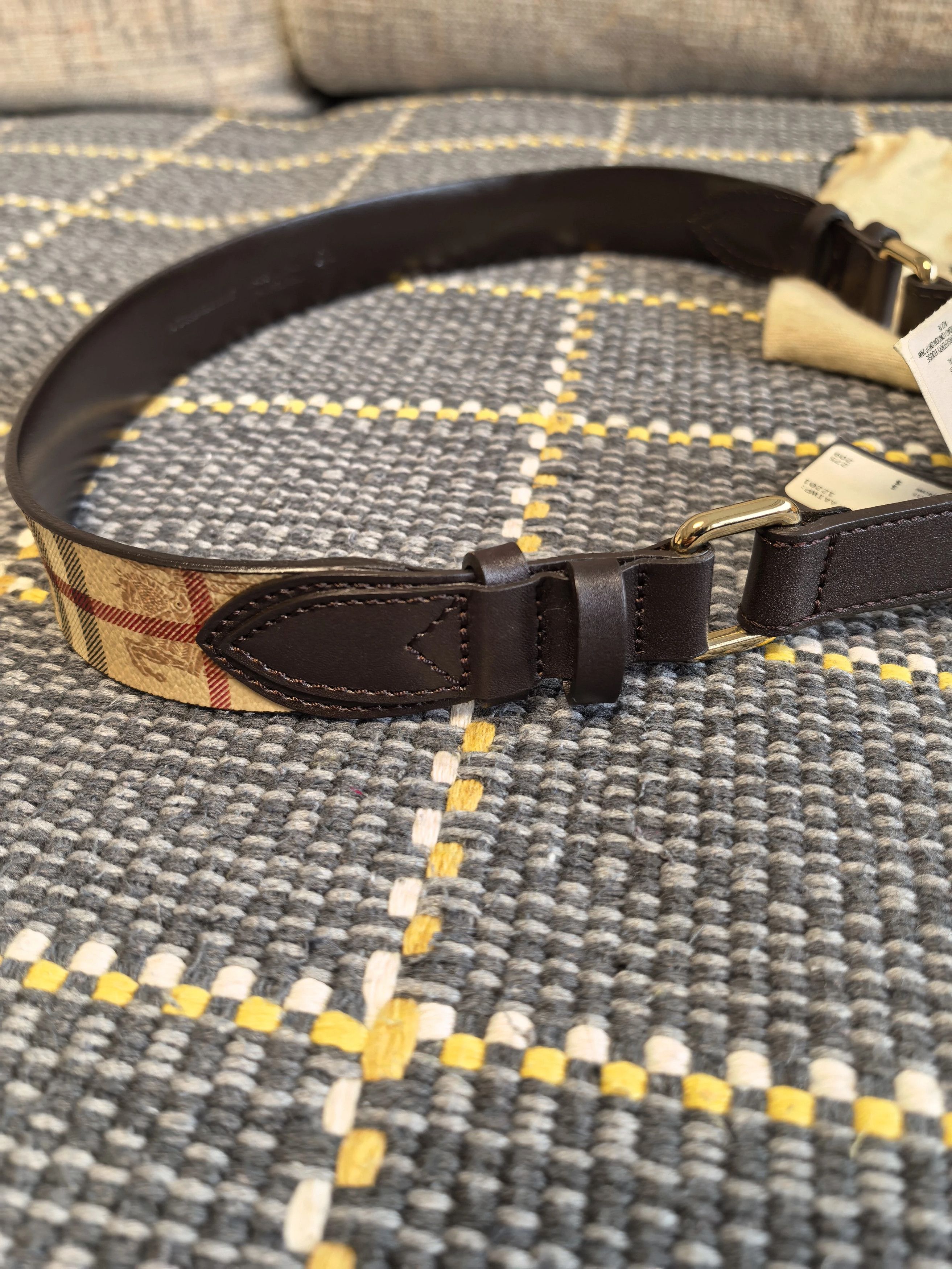 Burberry Burberry Women's Horseferry Logo Belt New With Tags Size ONE SIZE - 9 Thumbnail