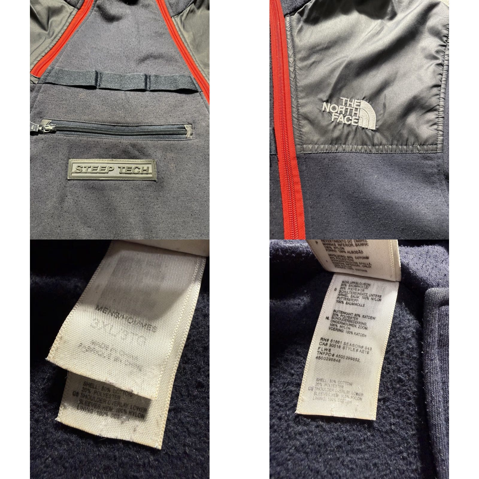 The North Face VINTAGE The North Face Steep Tech Jacket 3XL Blue Mens Windbreaker Fleece Hooded Pockets Zipper 90s 2000s Outdoor Ski Snowboard Hiking Size US XXL / EU 58 / 5 - 8 Thumbnail