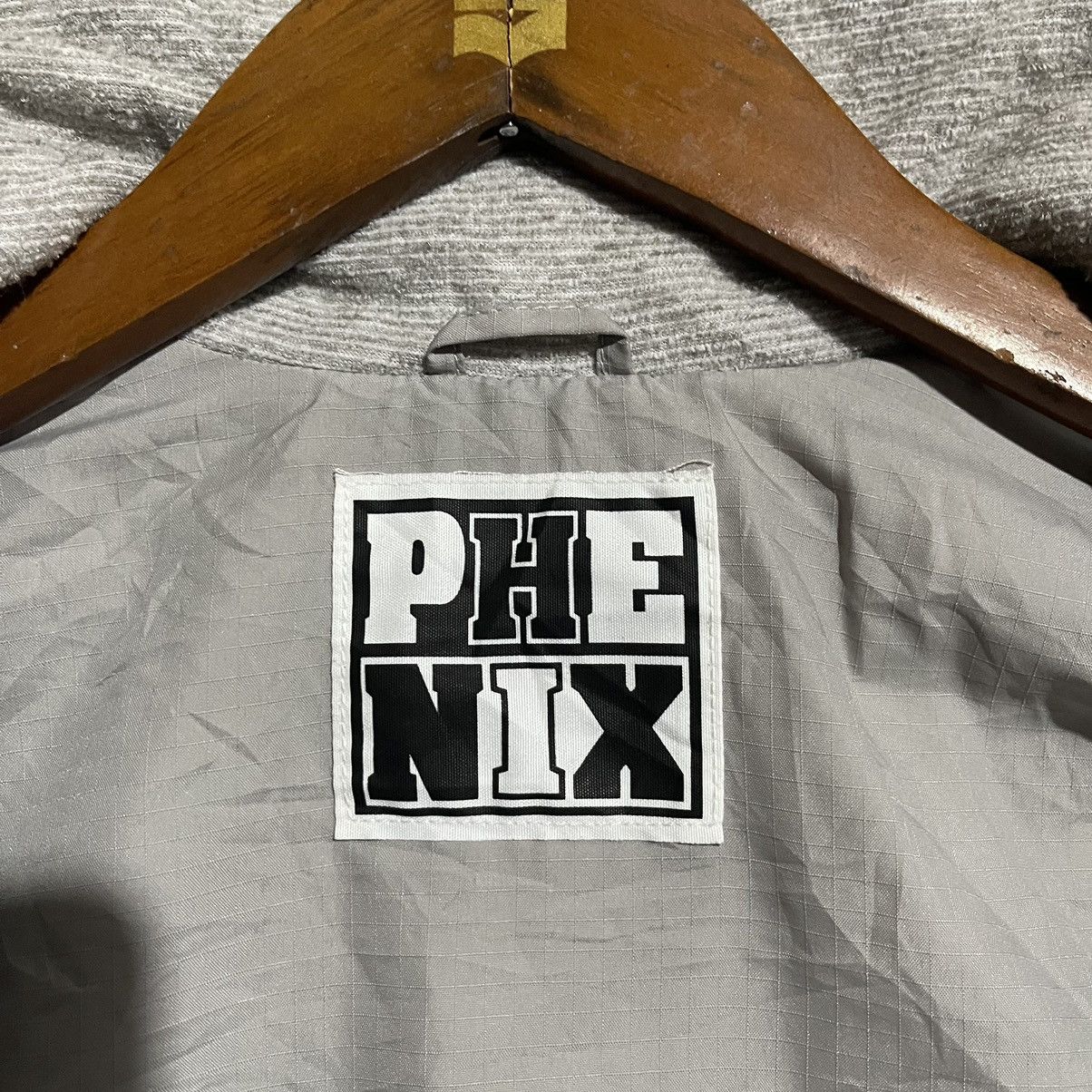 Phenix Vintage 90s Phenix Graphic Ski Jacket Pink Caution Print Size L / US 10 / IT 46 - 9 Thumbnail