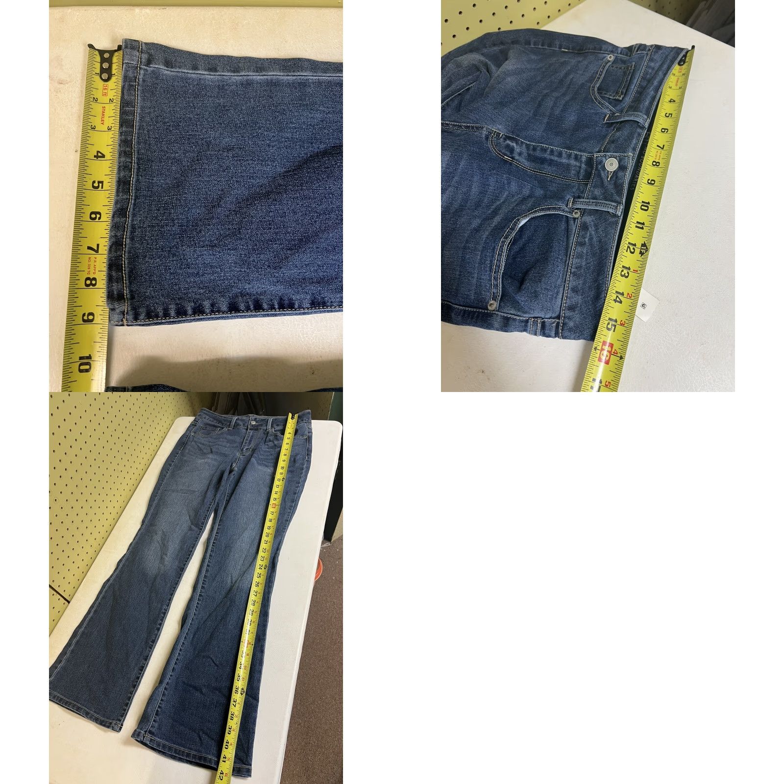 Vintage New No Boundaries Women’s Jeans Blue Bootcut Size 11 Stretch NWT Size 32" / US 10 / IT 46 - 8 Thumbnail