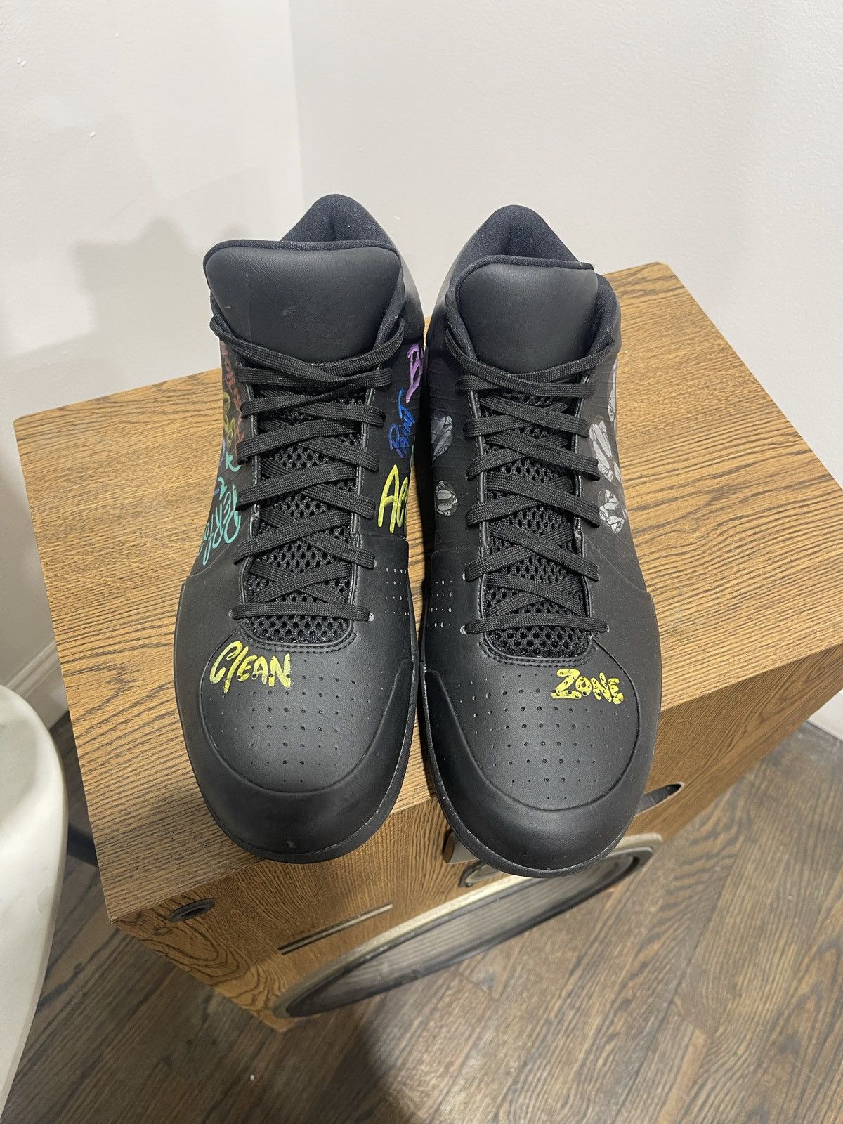 Matty Boy × Nike SAMPLE Nike Matty Boy Kobe Triple Black PE Size 14 Size US 14 / EU 47 - 2 Thumbnail