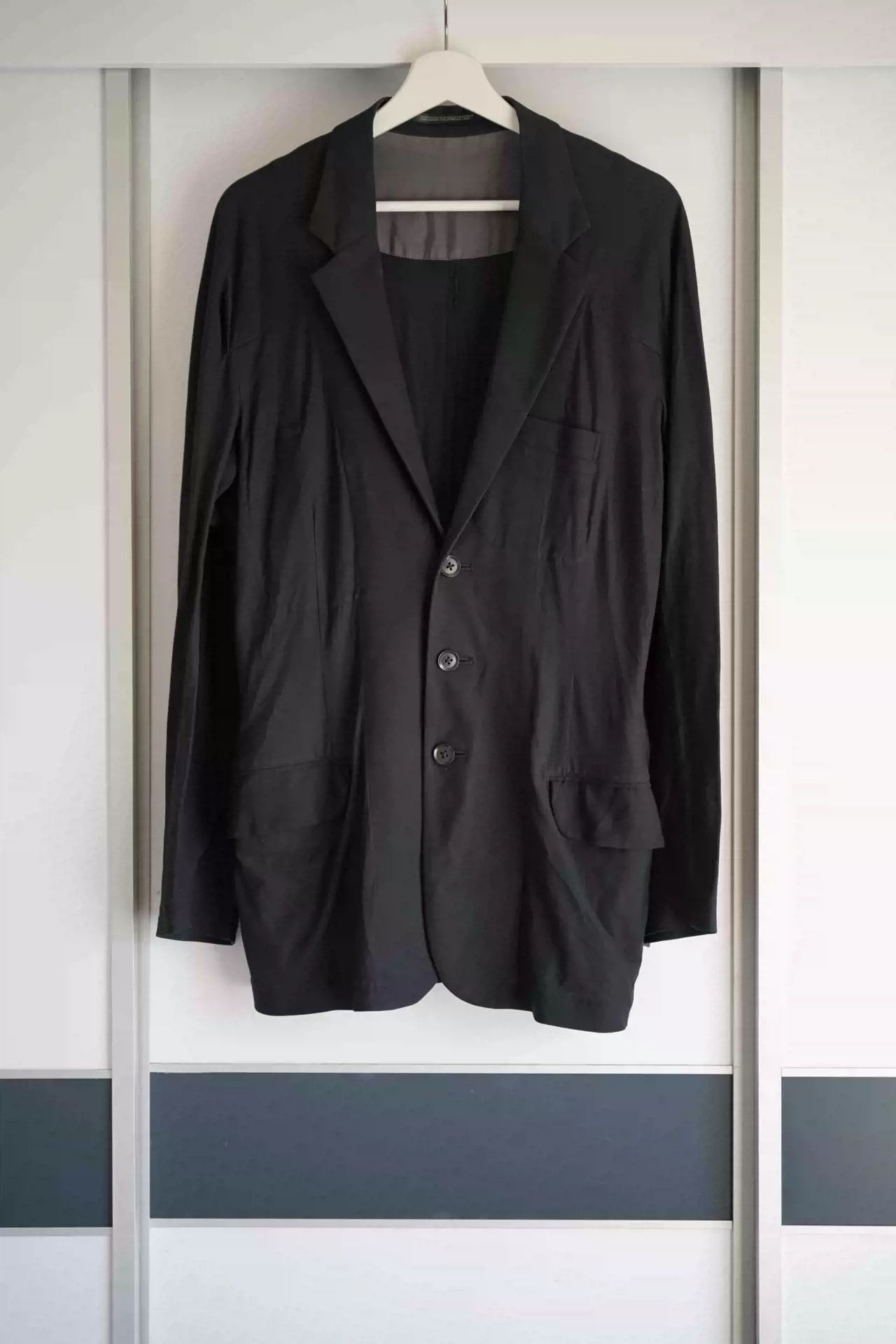 Yohji Yamamoto 14ss Indian Cotton Blazer With Rotator Sleeves