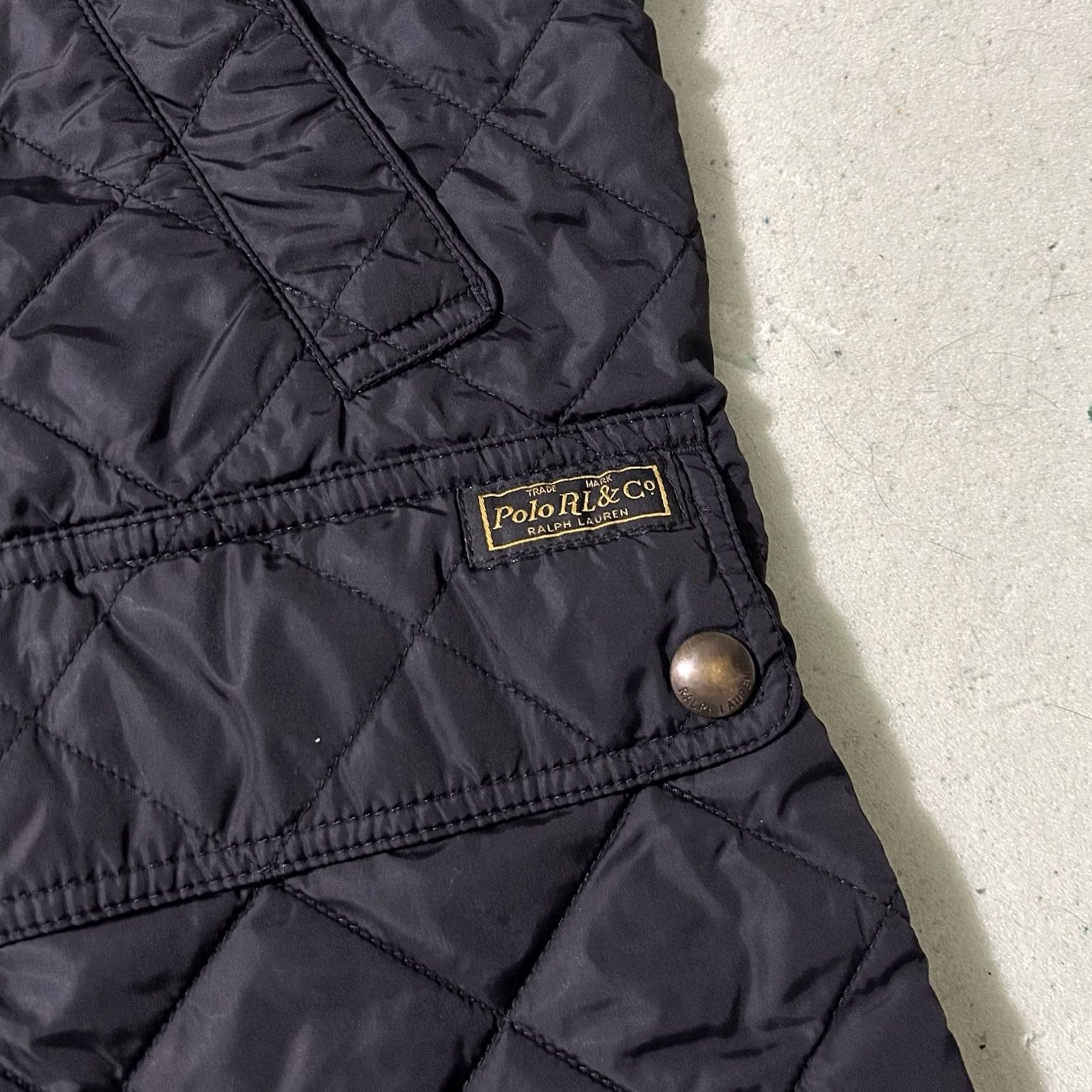 Polo Ralph Lauren VINTAGE Women’s Polo Ralph Lauren Quilted Puffer Vest Black Size Small Size S / US 4 / IT 40 - 3 Thumbnail