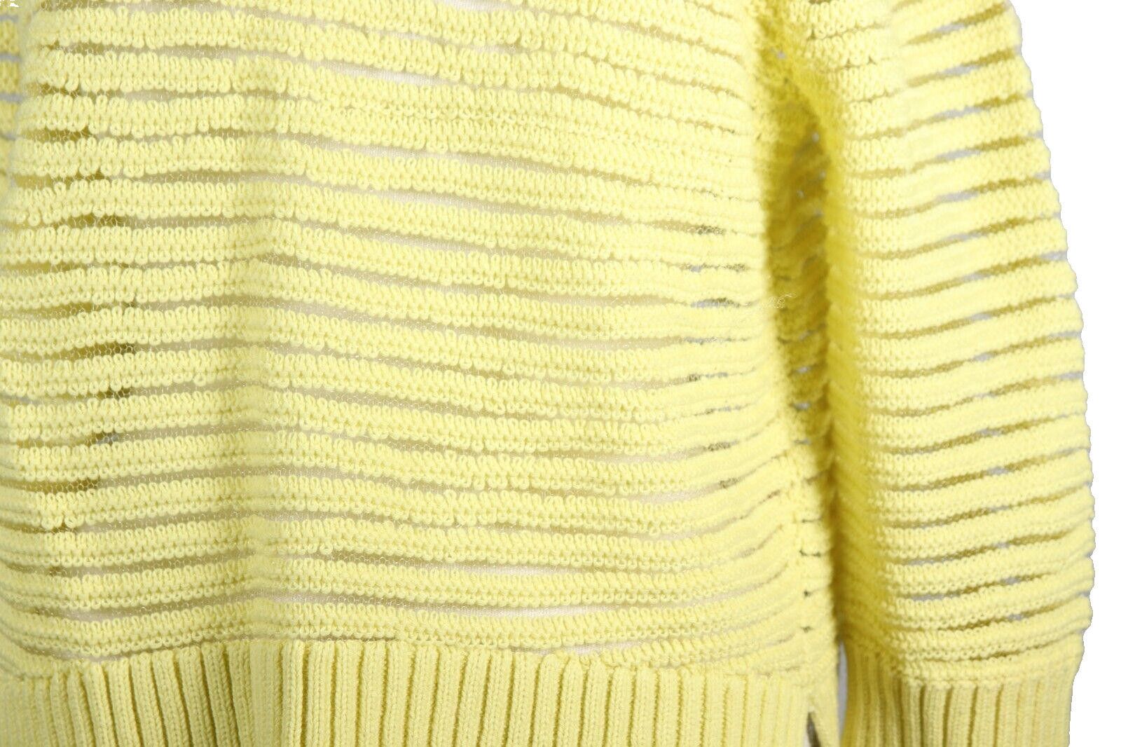 Topshop Topshop Women's US 10 Yellow Knit Pullover Sweater Shirt Top Size L / US 10 / IT 46 - 6 Thumbnail