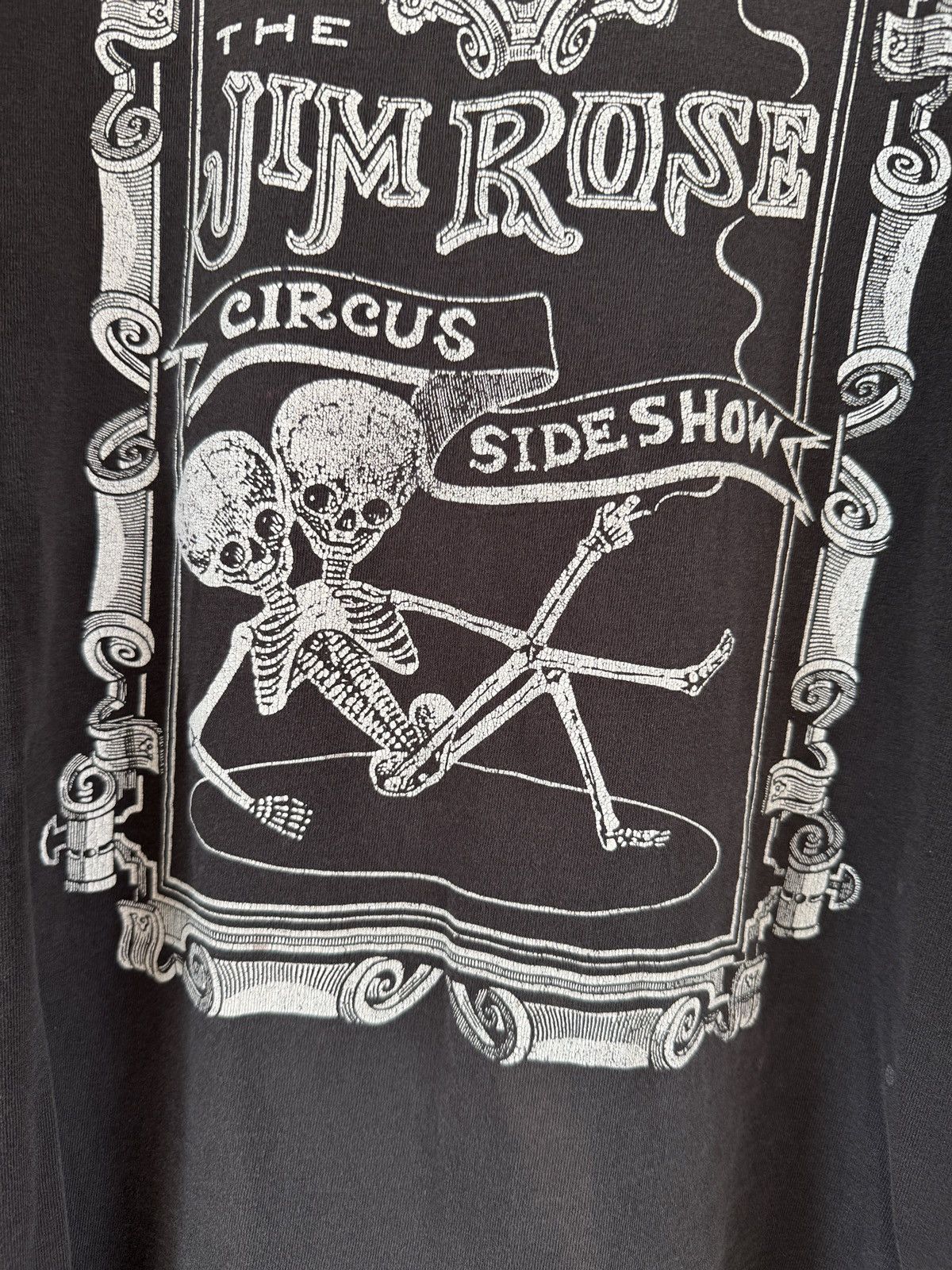 Vintage *RARE* VINTAGE 90s JIM ROSE CIRCUS SIDESHOW FREAK FADED TEE Size US XL / EU 56 / 4 - 4 Thumbnail