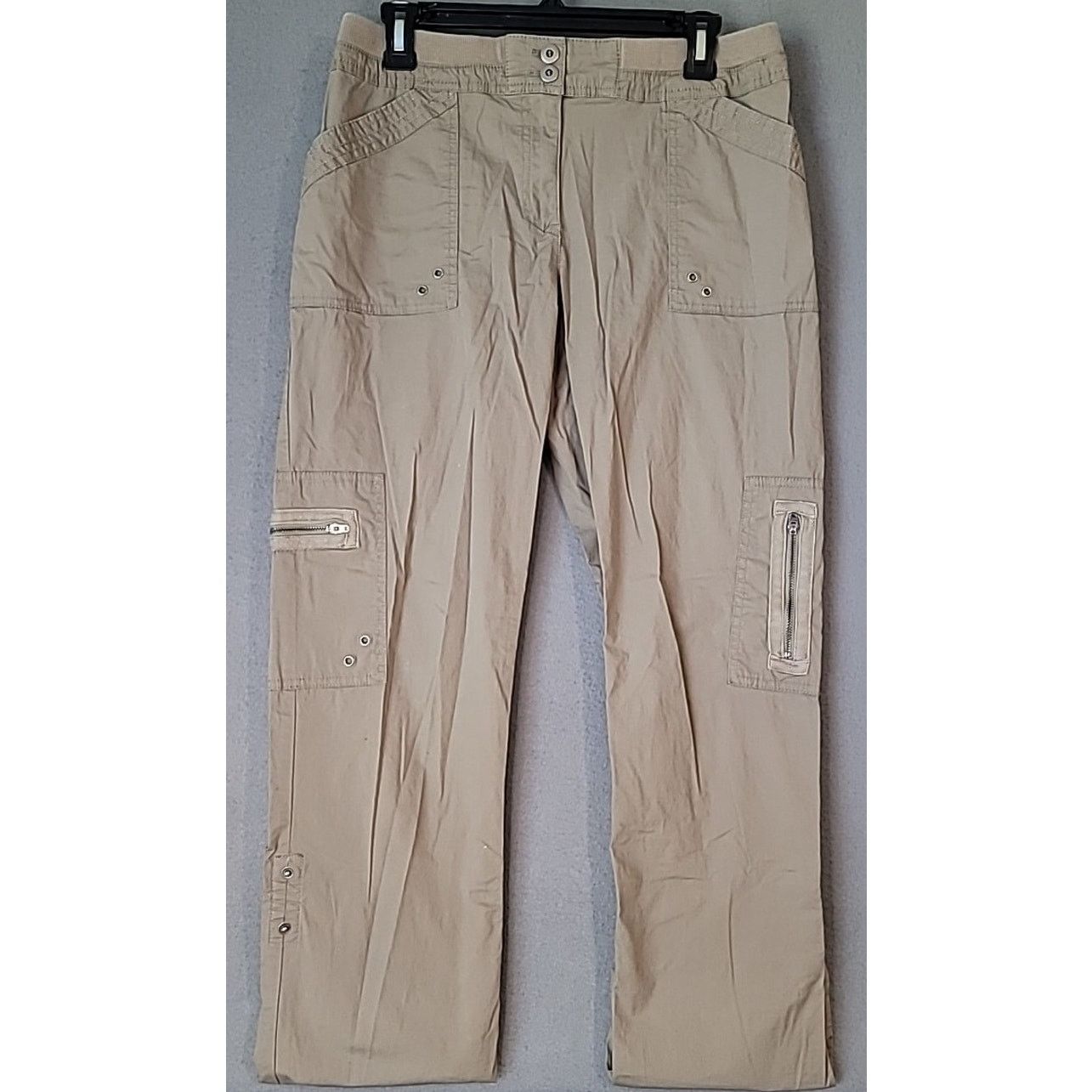 Chicos Chico’s Convertible Cargo Pants Beige Crop 0.5 Utility Size 30" / US 8 / IT 44 - 1 Thumbnail
