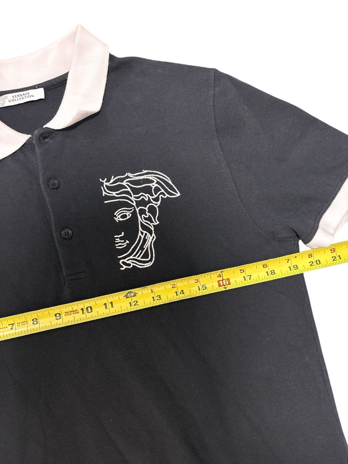 Versace Versace Mens Medusa Head Polo Size Medium Size US M / EU 48-50 / 2 - 11 Thumbnail
