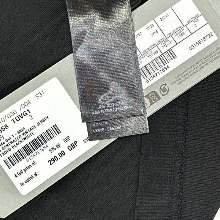 Balenciaga Balenciaga Balenciaga Logo Print Loose Fit TShirt -2507 Size US M / EU 48-50 / 2 - 3 Thumbnail