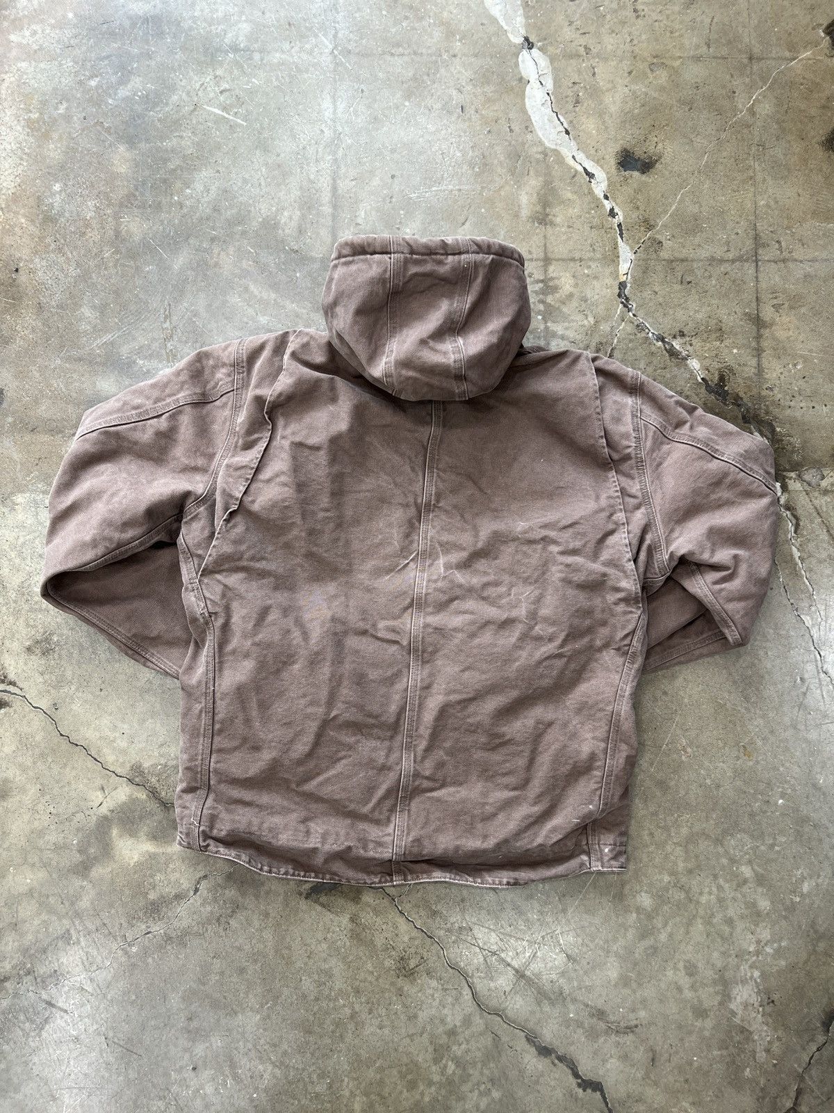 Carhartt × Vintage Vintage Carhartt ZipUp Sherpa Lined Work Jacket XL Size US XL / EU 56 / 4 - 4 Thumbnail