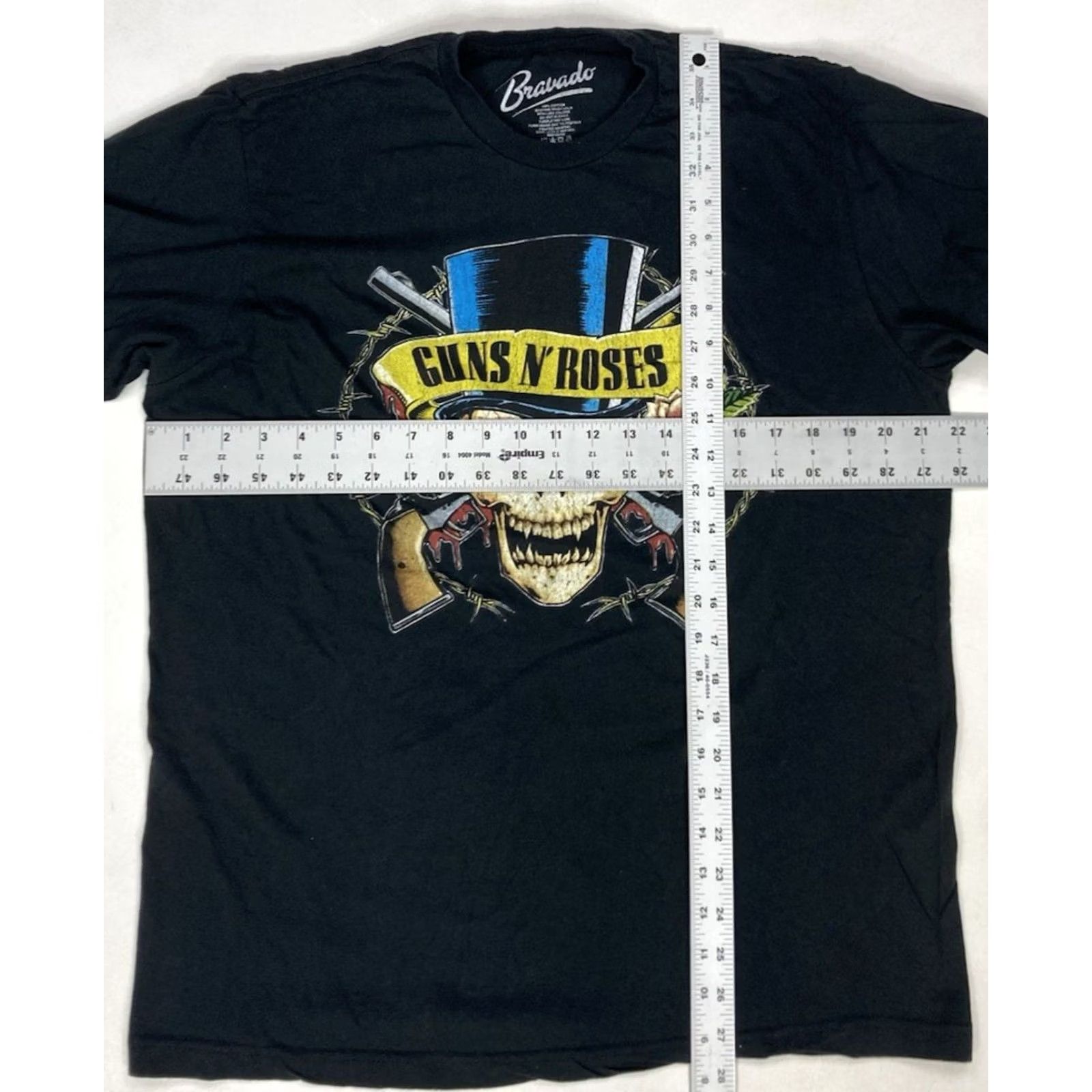 Bravado Guns N Roses Graphic Print T-Shirt Men Large Black Bravado Crew Neck Short Sleeve Retro Music Shirt Size US L / EU 52-54 / 3 - 6 Thumbnail