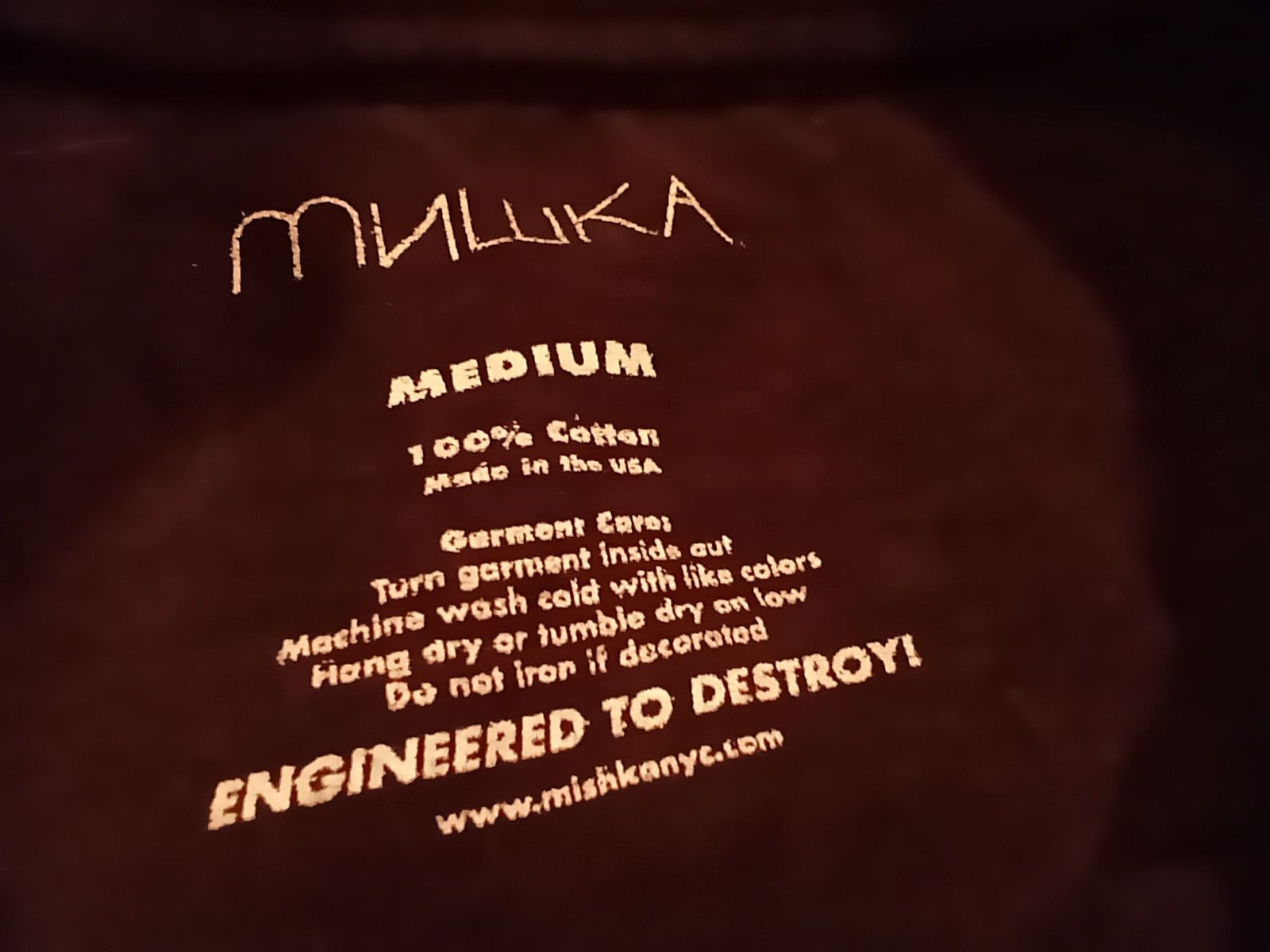 Mishka × Vintage Mishka Shirt 100% Cotton Vintage Rare Made in USA Size US M / EU 48-50 / 2 - 6 Thumbnail