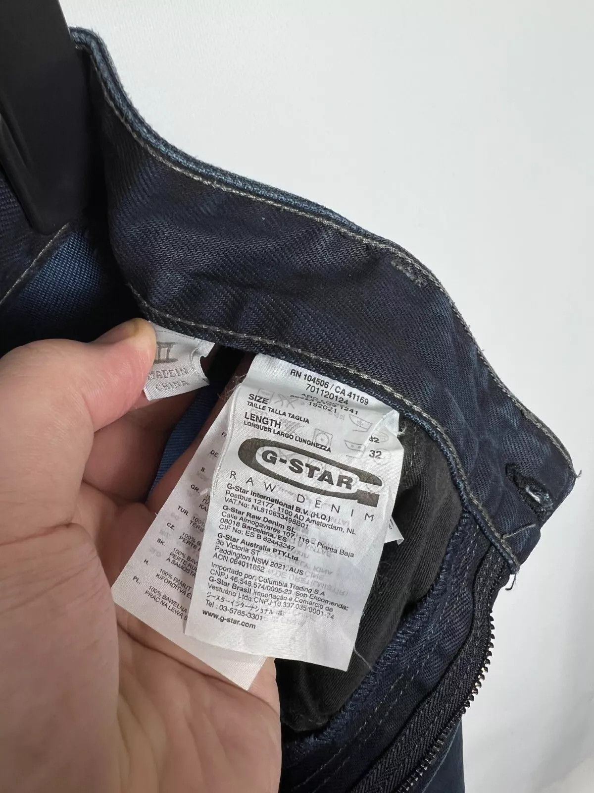 G-Star G-Star Raw 3301 Arc Loose Tapered Men's Blue Jeans Y2K Size US 32 / EU 48 - 10 Thumbnail