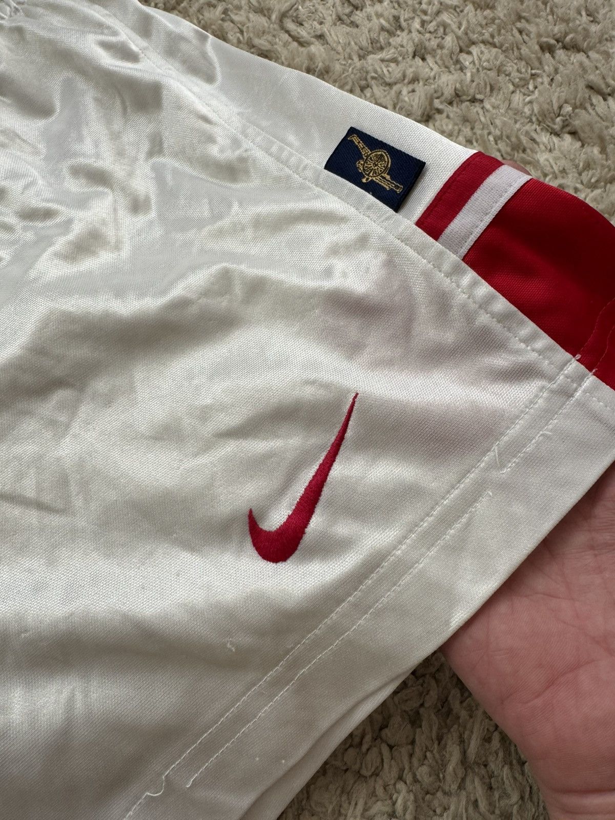 Nike Vintage Arsenal 1995-1996 Home Soccer Shorts Nike Kit Shirt Size US 32 / EU 48 - 7 Thumbnail