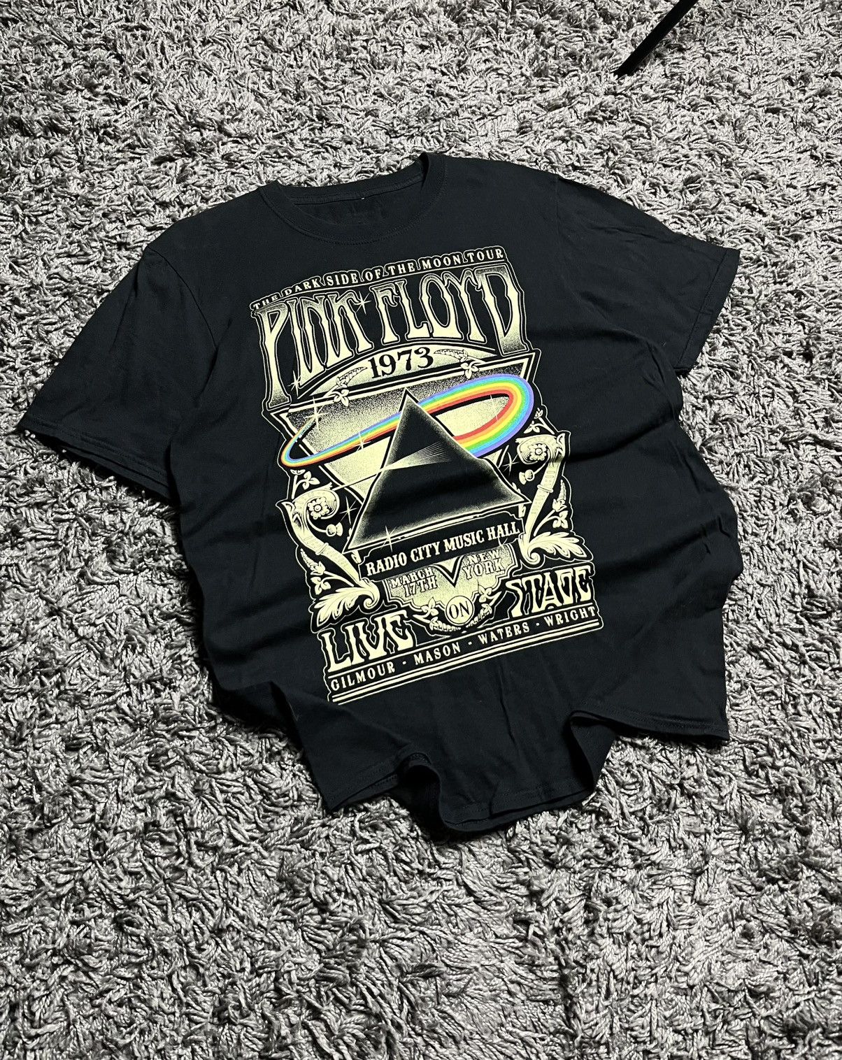 Pink Floyd Vintage Style Pink Floyd Dark Side of The Moon 1973 Tour Tee Size US M / EU 48-50 / 2 - 1 Thumbnail