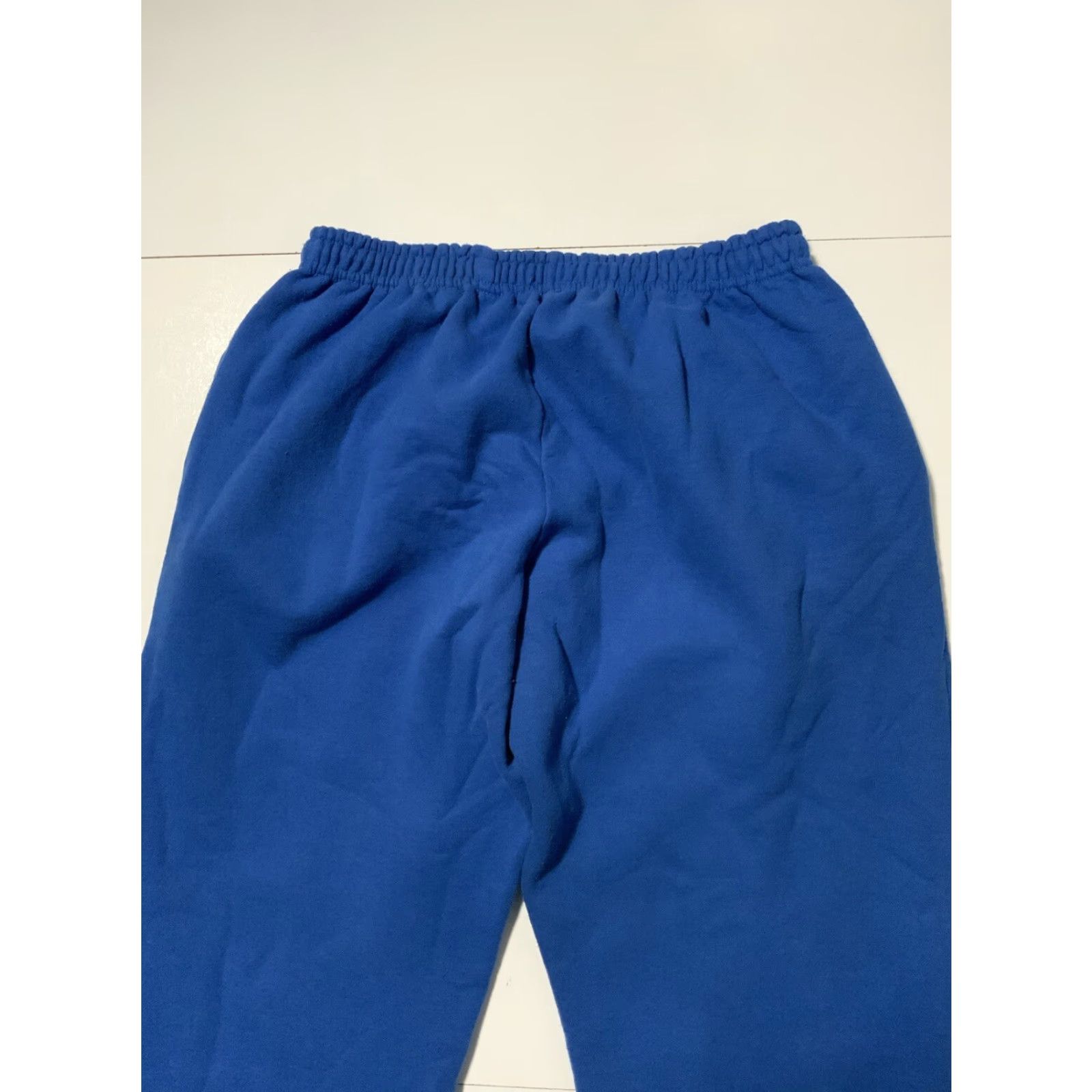 Gildan VINTAGE City Of Compton California Embroidered Blue Fleece Wide-Leg Sweatpants M Adult Blue Wide Leg Sweatpants Mens Size US 31 - 6 Thumbnail