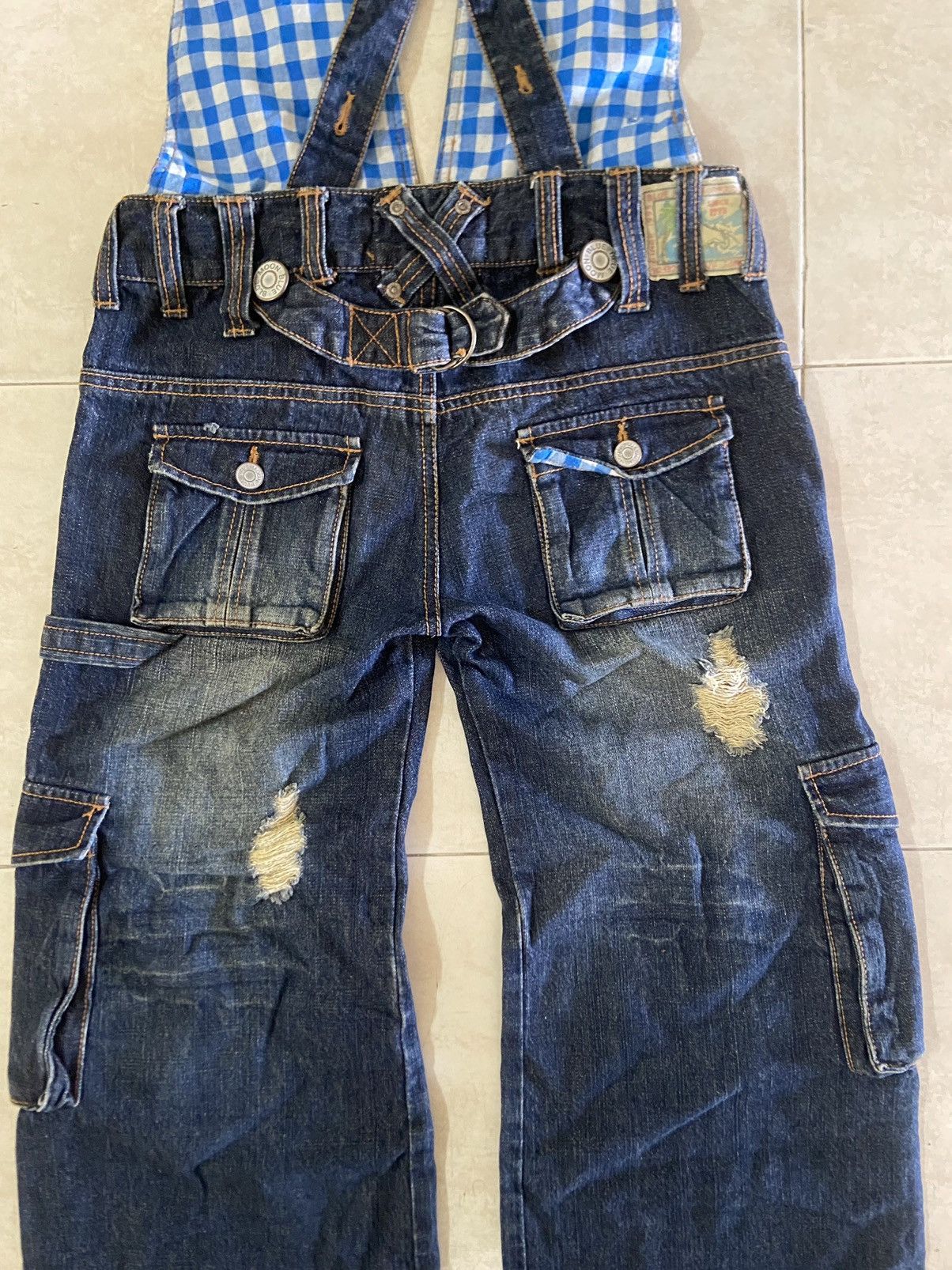 Hysteric Glamour Rare💥Blue Moon Flare Boot Cut Distressed Denim Pants Size US 30 / EU 46 - 11 Thumbnail