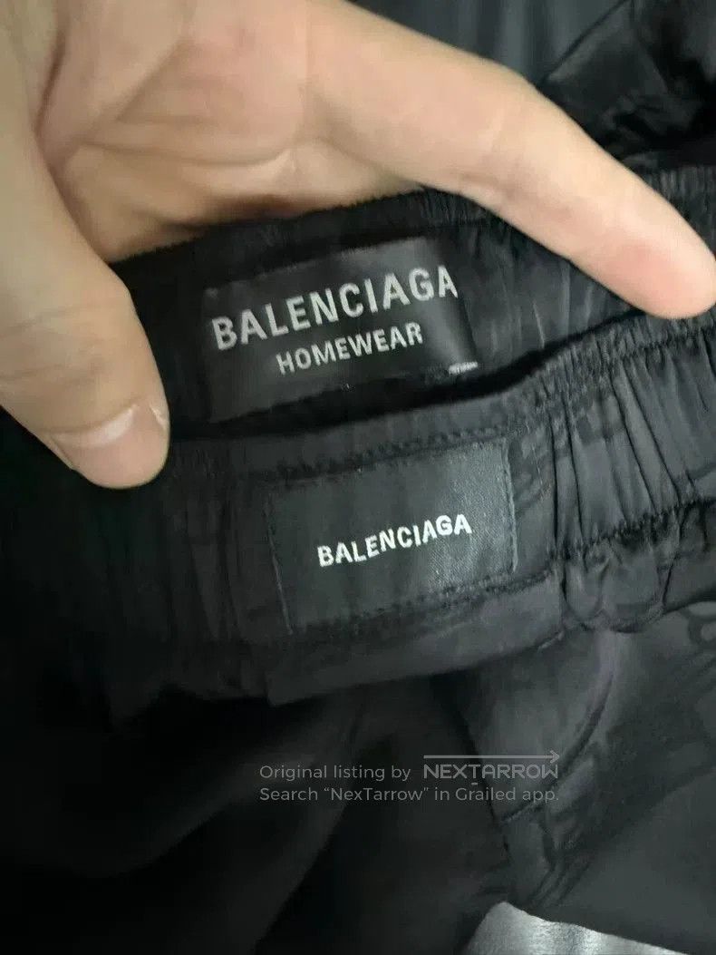 Balenciaga Balenciaga Silk Monogram Pattern Shorts. Size US 28 / EU 44 - 5 Thumbnail