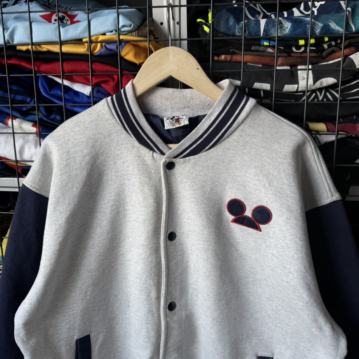 Disney Vintage 90s Mickey Mouse Co. Disney Bomber Size US XL / EU 56 / 4 - 4 Thumbnail