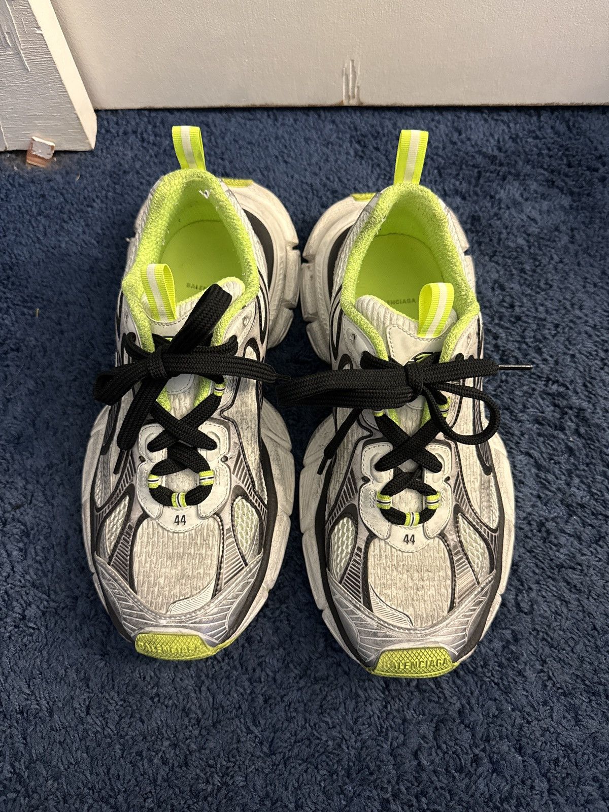 Balenciaga Balenciaga 3XL White Black Fluo Yellow Size US 11 / EU 44 - 6 Thumbnail