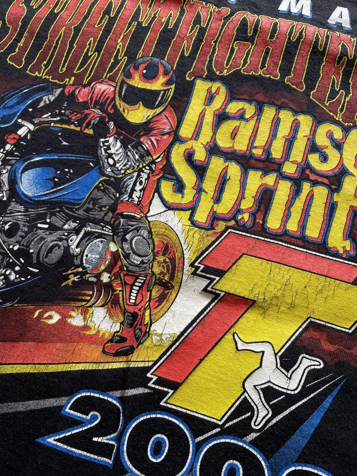 Vintage Isle Of Man Racing Ramsey Sprint Street Fighters 2002 Moto Size US XL / EU 56 / 4 - 4 Thumbnail