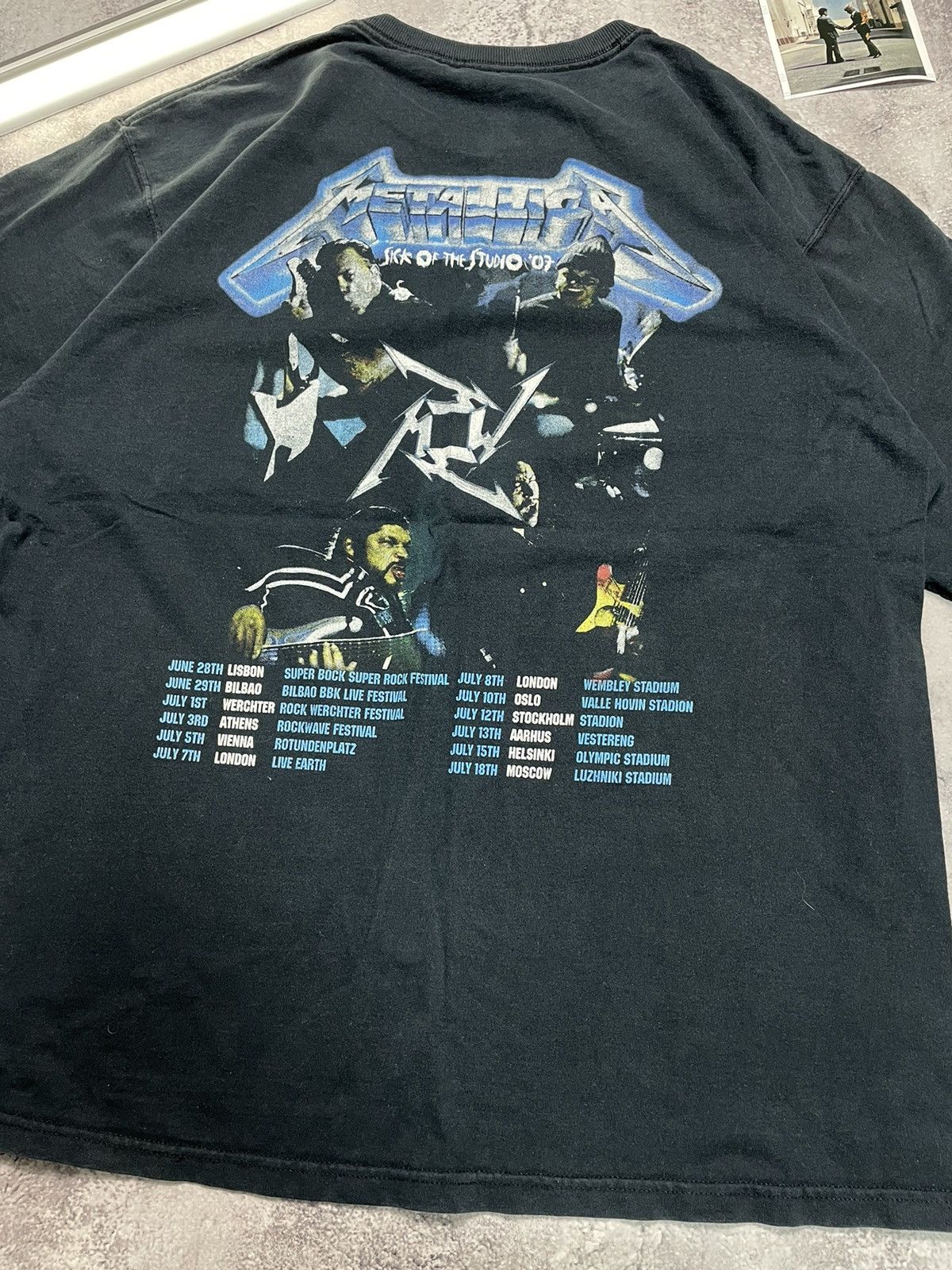 Metallica Vintage Metallica Sick Of The Studio Band T Shirt Size US XL / EU 56 / 4 - 3 Thumbnail