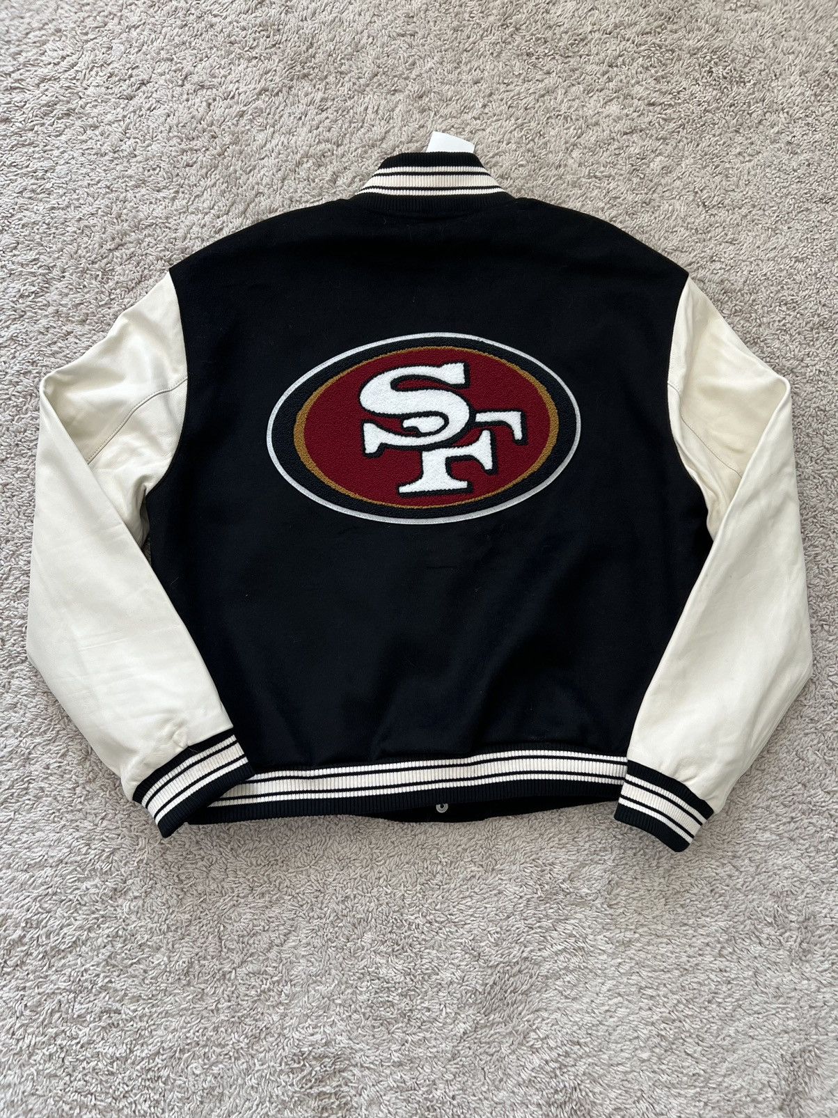 Jeff Hamilton Jeff Hamilton SanFrancisco 49ers Limited Wool Leather Jacket Size US M / EU 48-50 / 2 - 7 Thumbnail