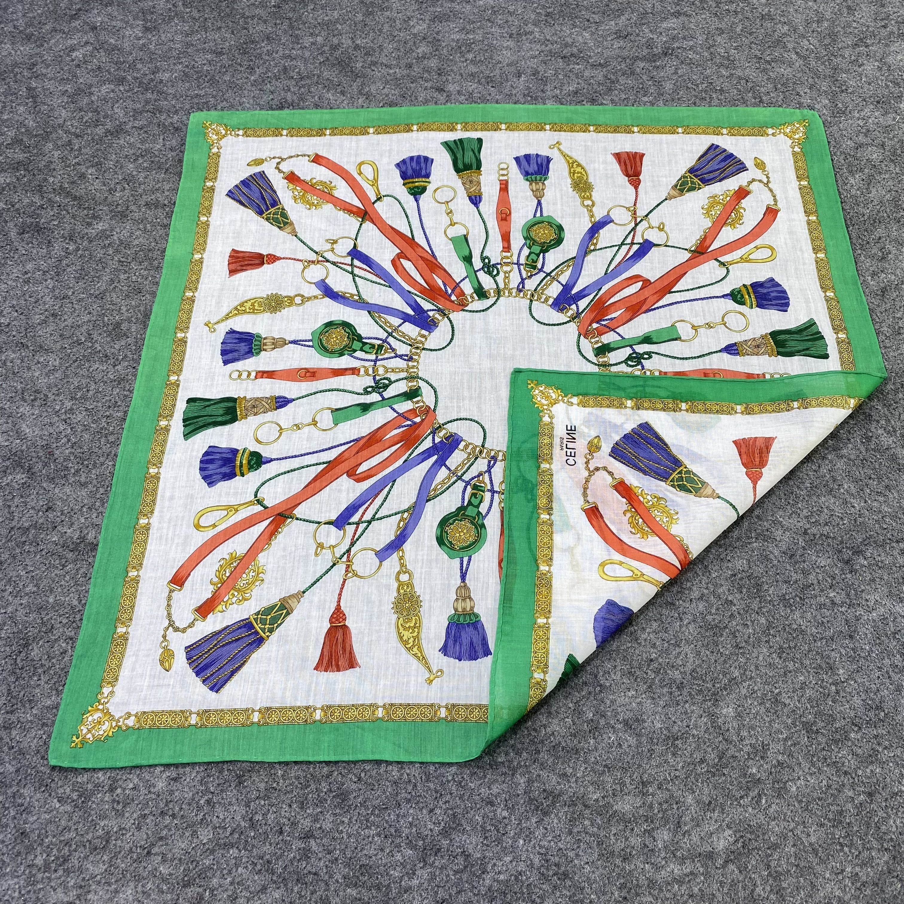 Celine Celine Handkerchief / Bandana / Neckerchief-B2132 Size ONE SIZE - 5 Thumbnail
