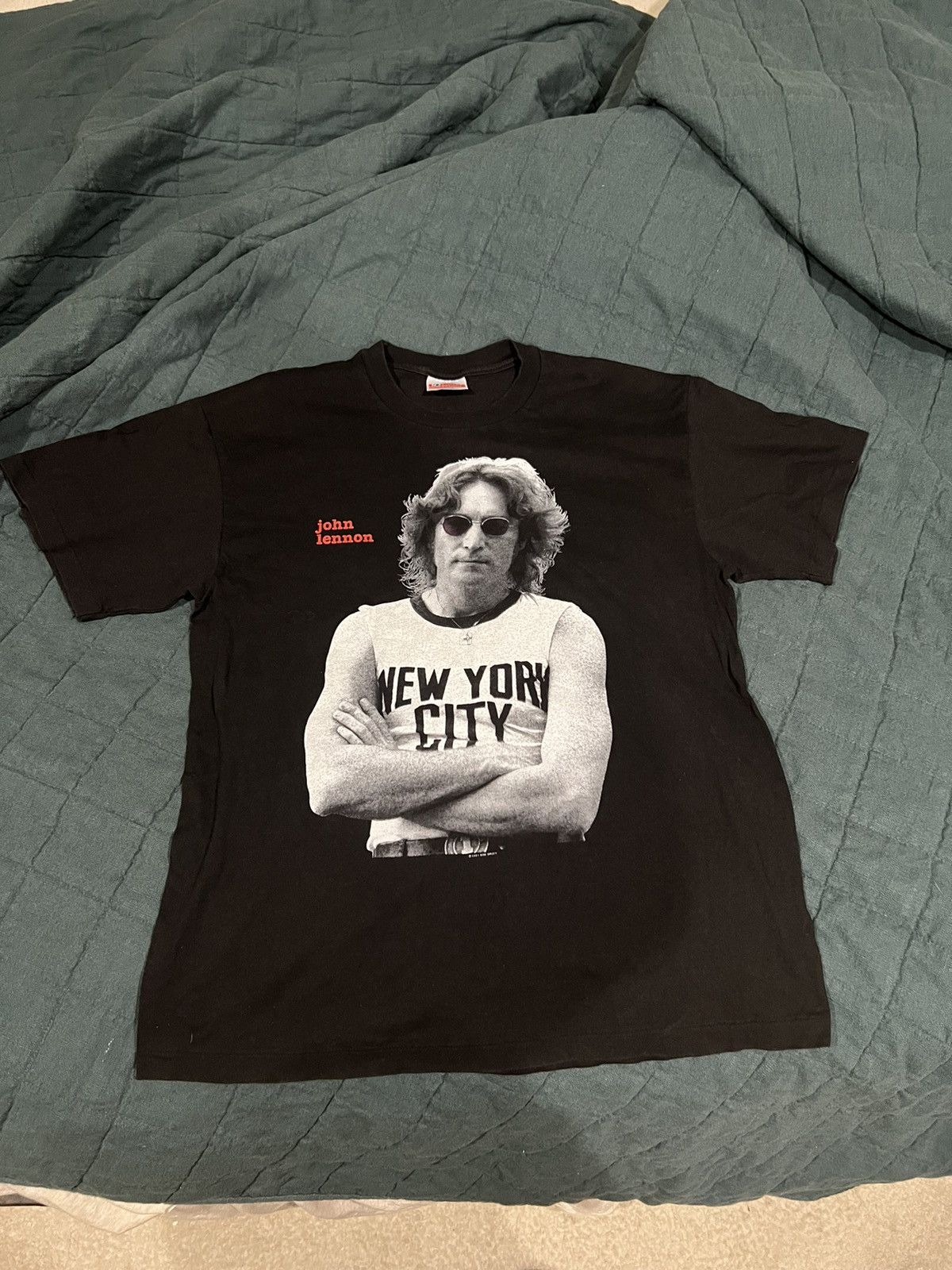 Hanes Vintage John Lennon 1991 s Large Size US L / EU 52-54 / 3 - 1 Thumbnail