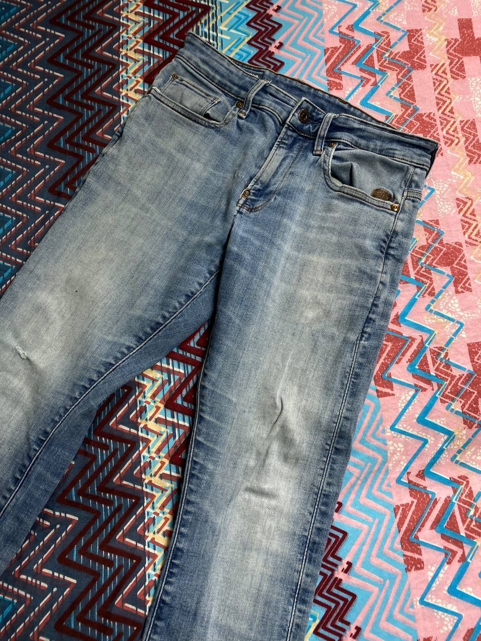 G-Star vintage G-Star Raw logo blue jeans pants Y2K streetwear Size US 30 / EU 46 - 7 Thumbnail