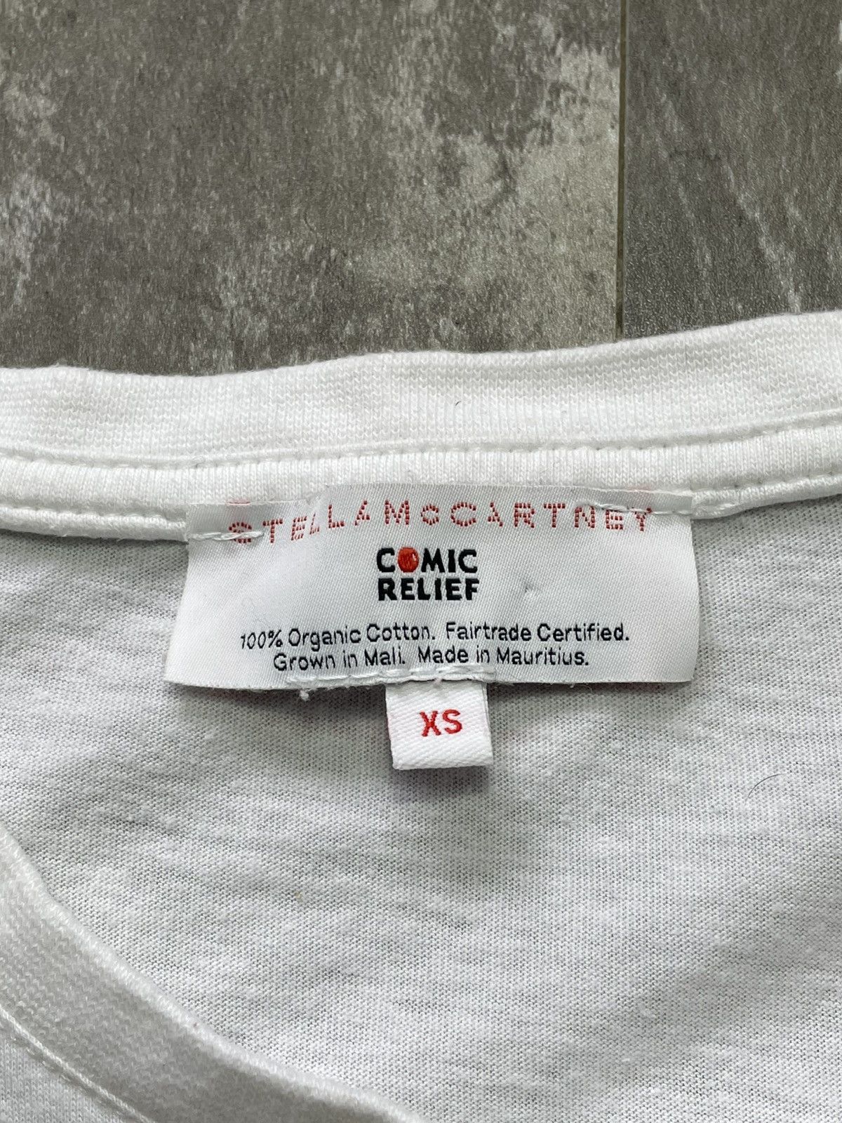 Stella McCartney Stella McCartney Tee White Comic Relief Red Nose Day Size US XS / EU 42 / 0 - 6 Thumbnail