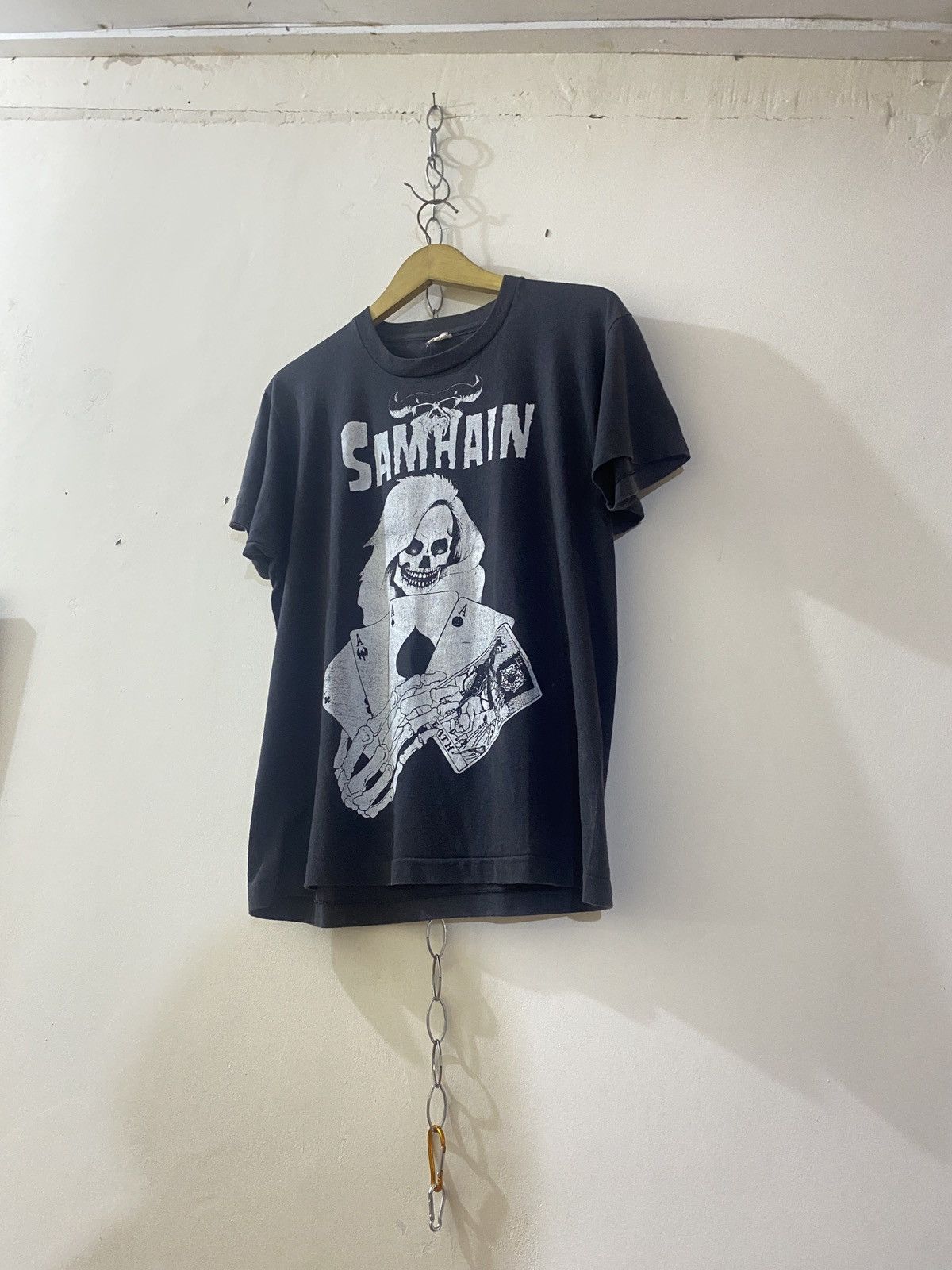 Band Tees Vintage 80s SAMHAIN Rare Size US L / EU 52-54 / 3 - 3 Thumbnail