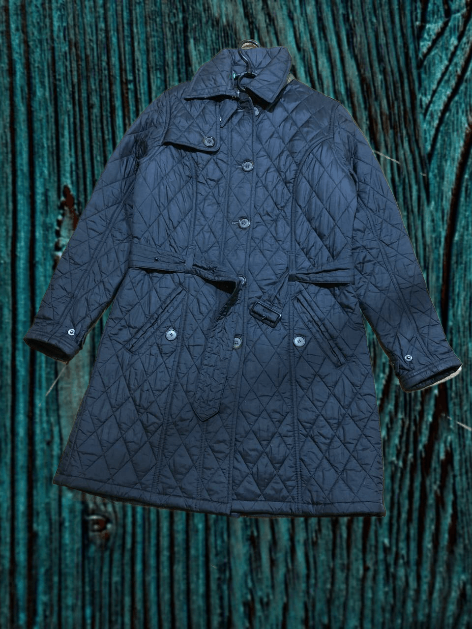Barbour Barbour Quilted Jacket Coat with Belt Pockets Size M / US 6-8 / IT 42-44 - 1 Thumbnail